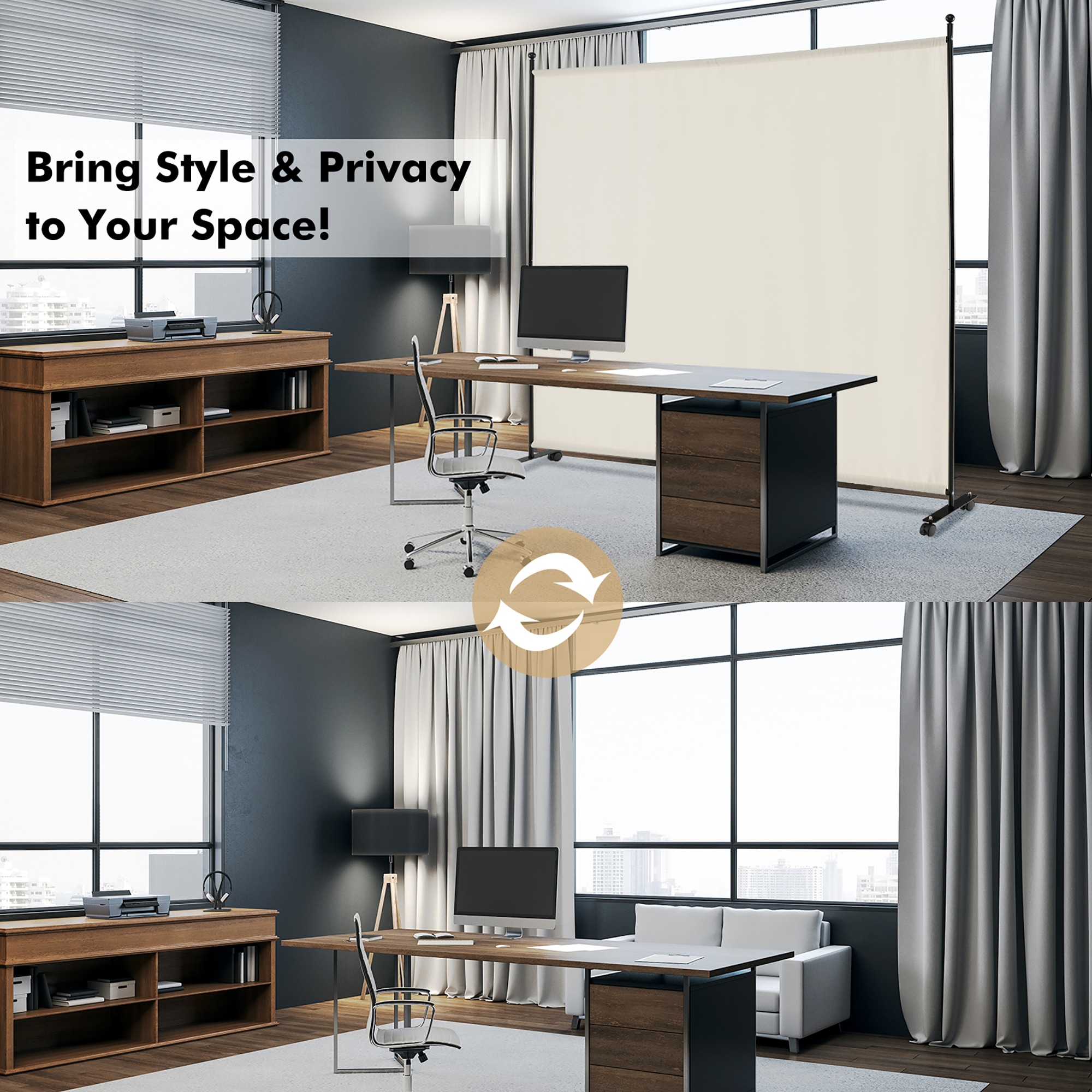 Goplus LWS00319 Indoor-Privacy-Screens - View #5