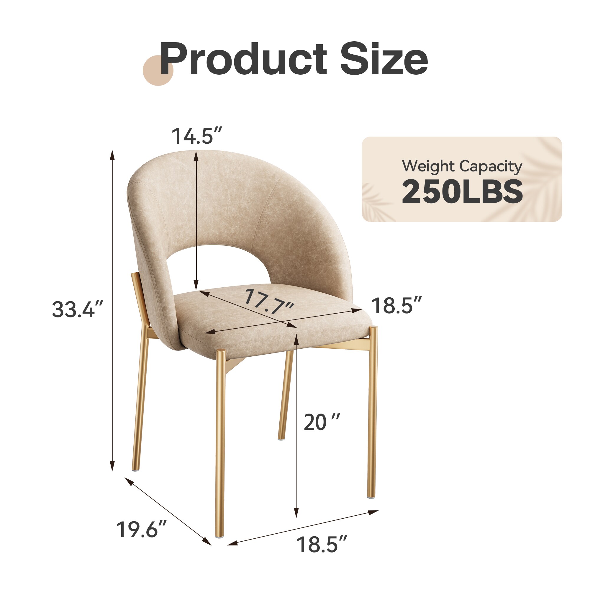 Clihome CLDC2433BE chairs - View #7