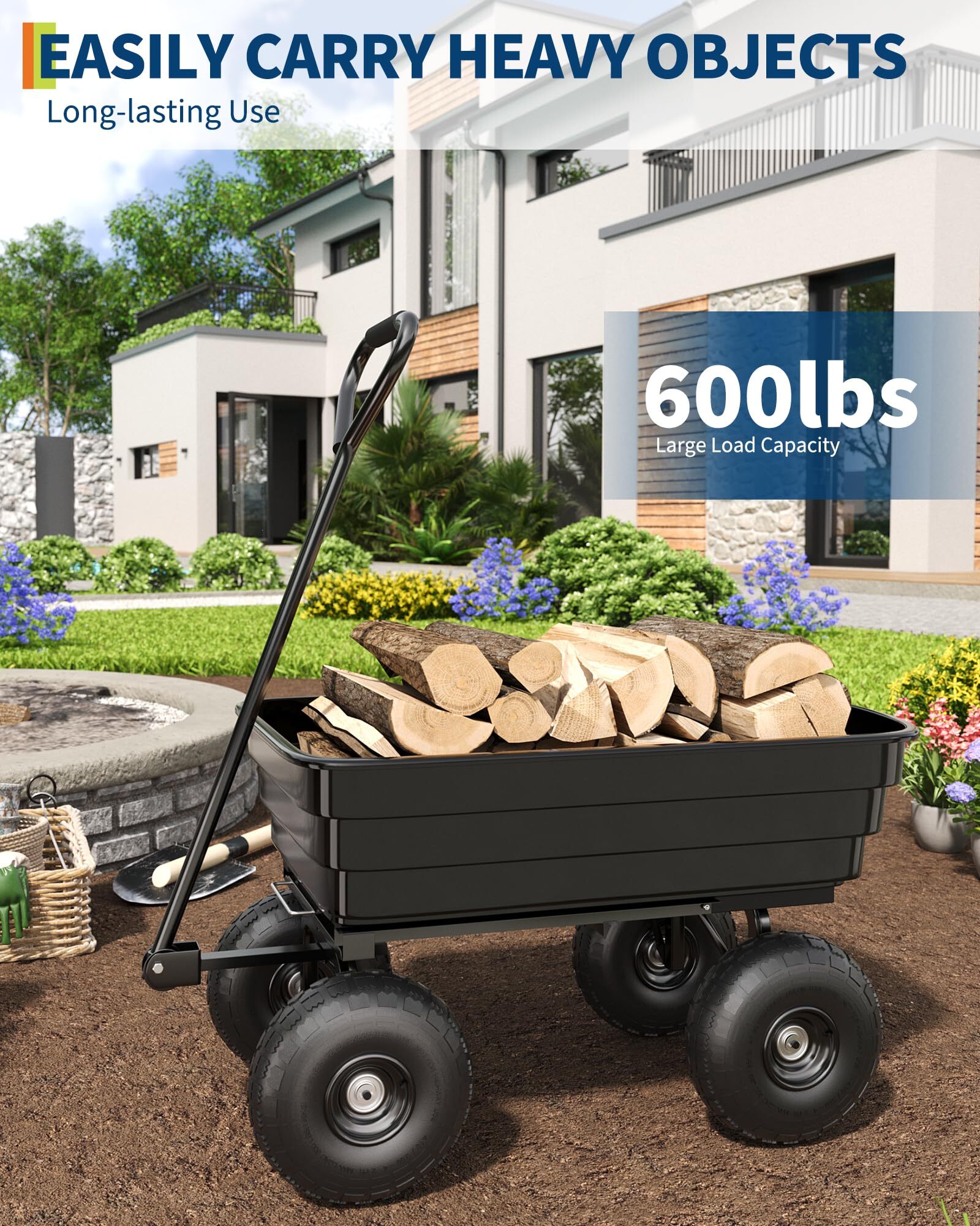 GarveeLife LMYLC-658744 Dump-Cart - View #3