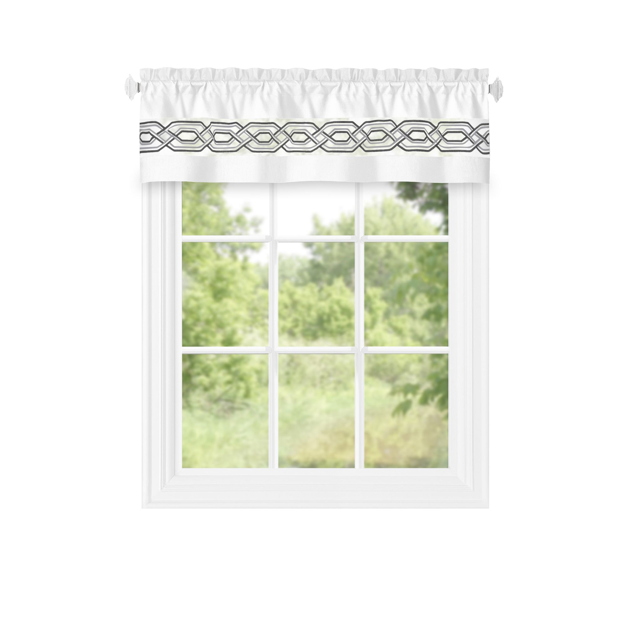 KATE AURORA PAIGE-VAL-WHT valances - View #2