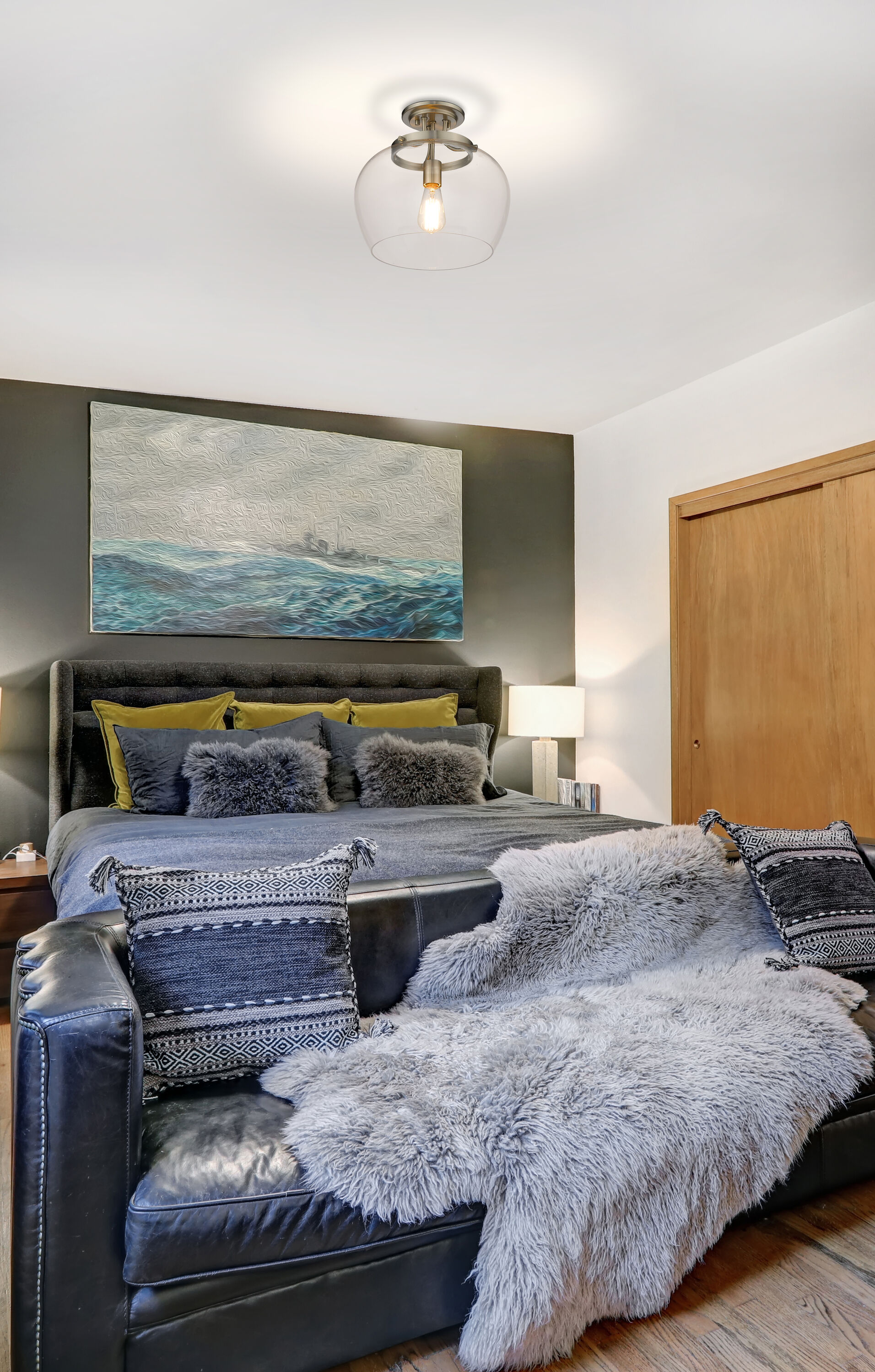 Z-Lite 473SF13-BN flushmounts - View #2