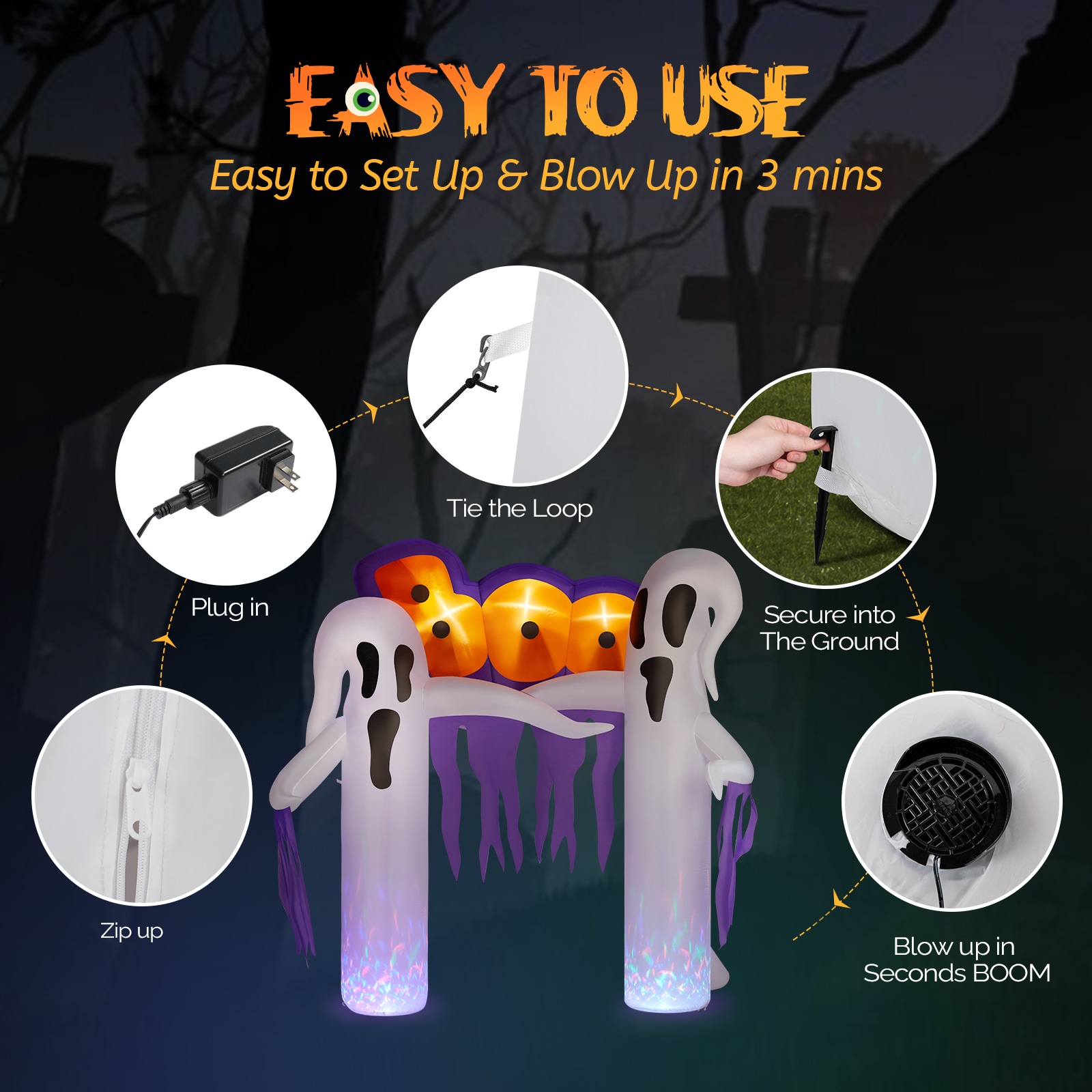VINGLI LS-G61000169 Outdoor-Halloween-Decor - View #5