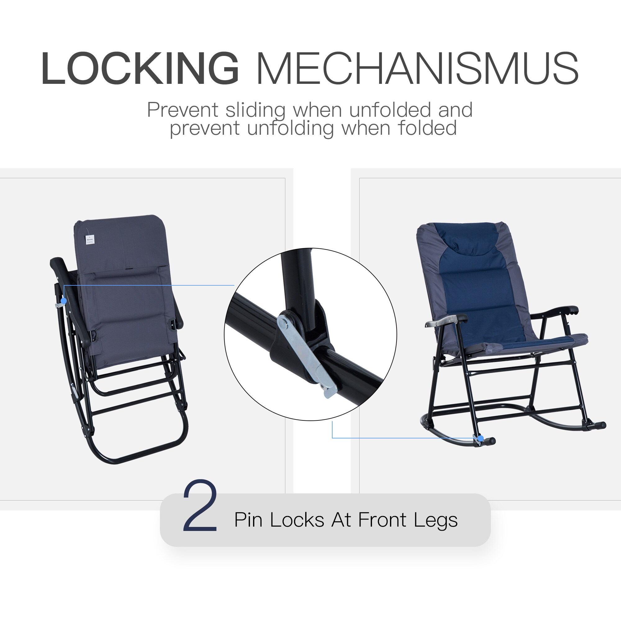 Outsunny 84B-208 Patio-Chairs - View #4