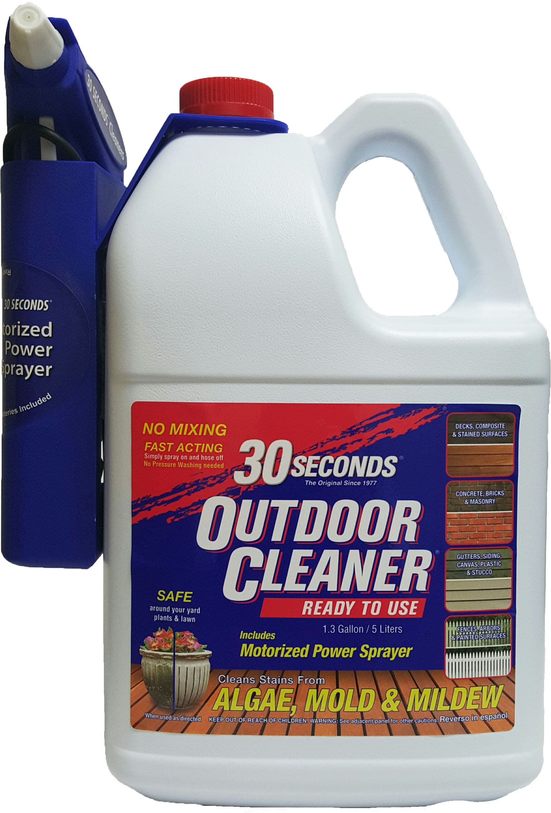 30 Seconds 1Q30S6P Biodegradable Ready-To-Use Outdoor Cleaner