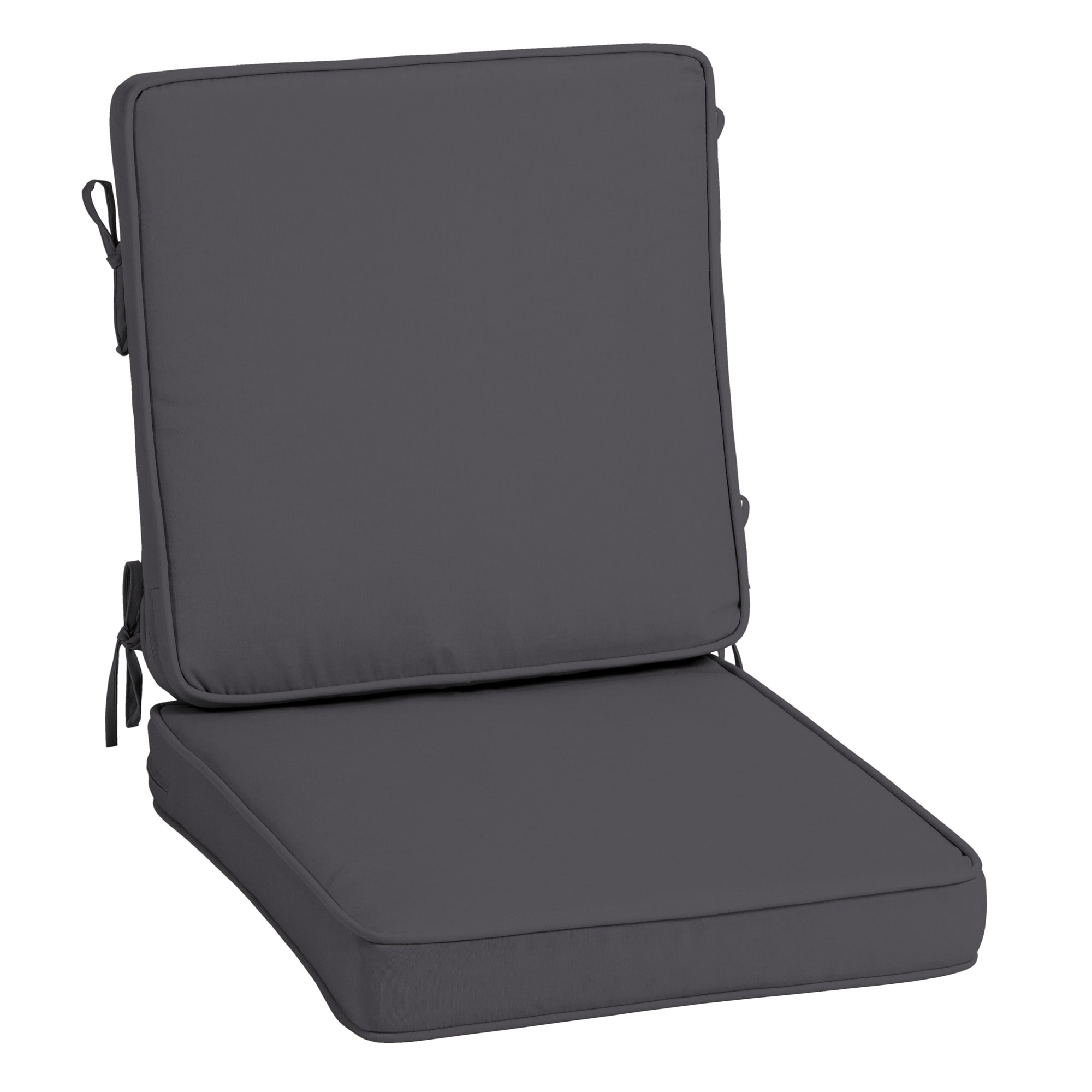 ARDEN AH0WF05B-DKZ1 ProFoam 20-in x 20-in Slate Grey Patio chair cushion
