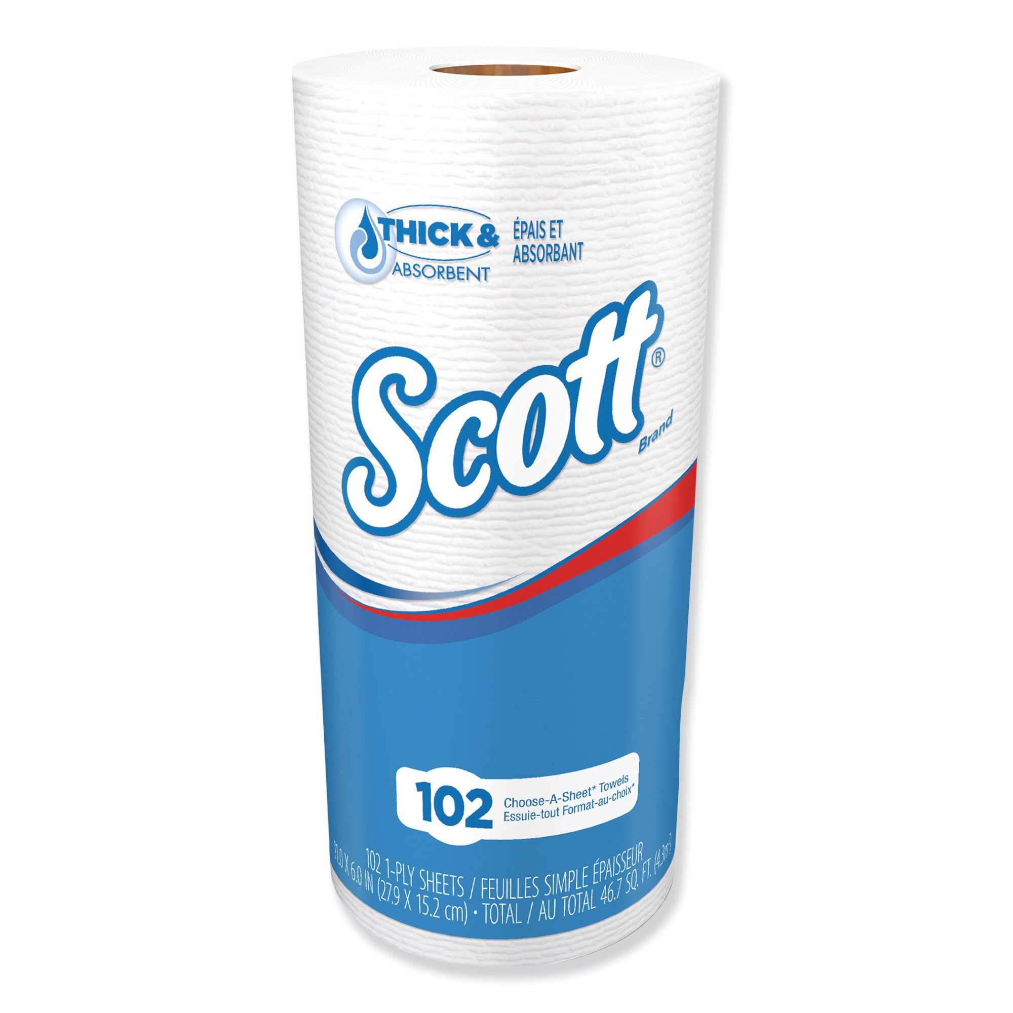 Scott Paper Towels, Choose A Sheet 12 Mega Rolls = 22 Regular