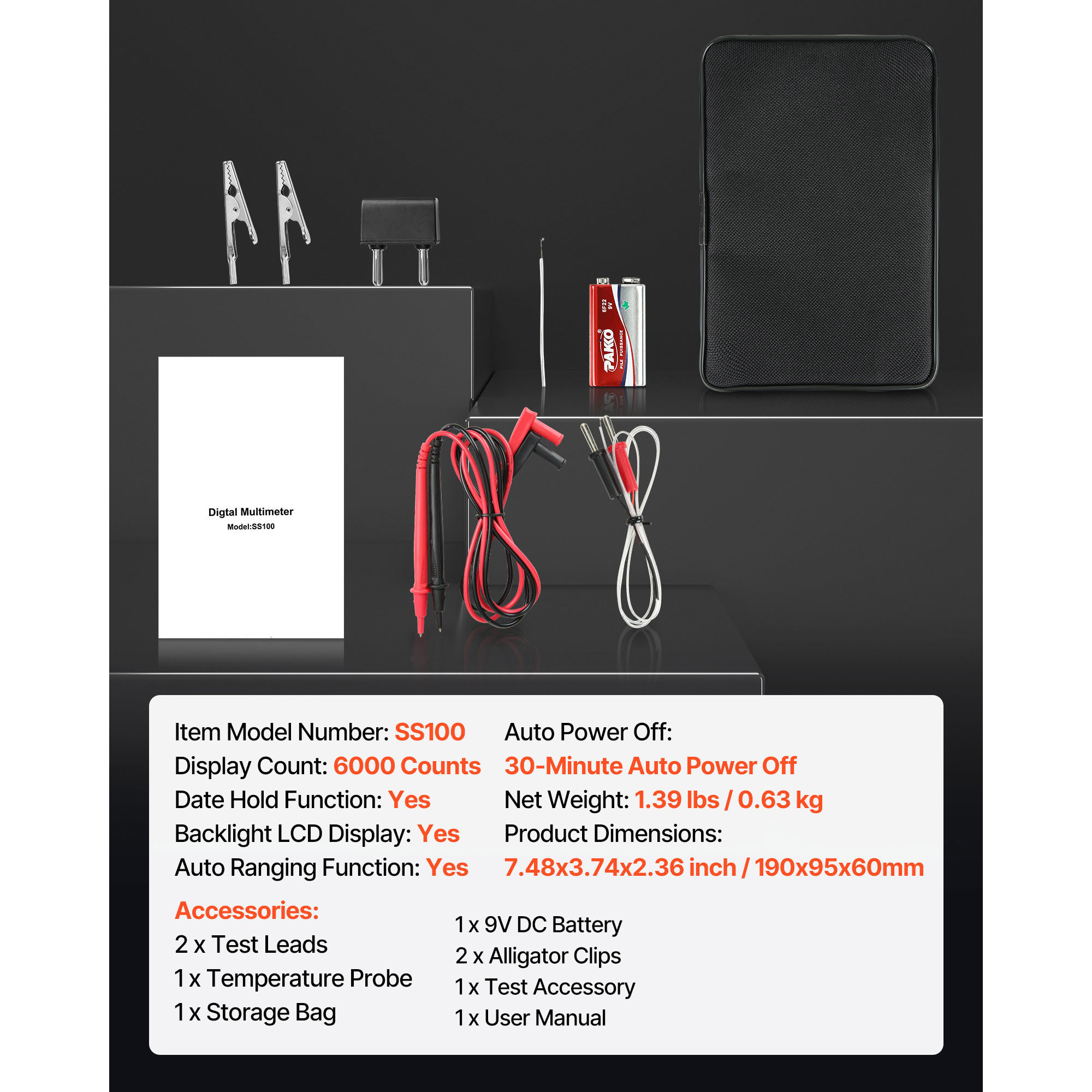 VEVOR SCWYB1000VAC09847V9 multimeters - View #7