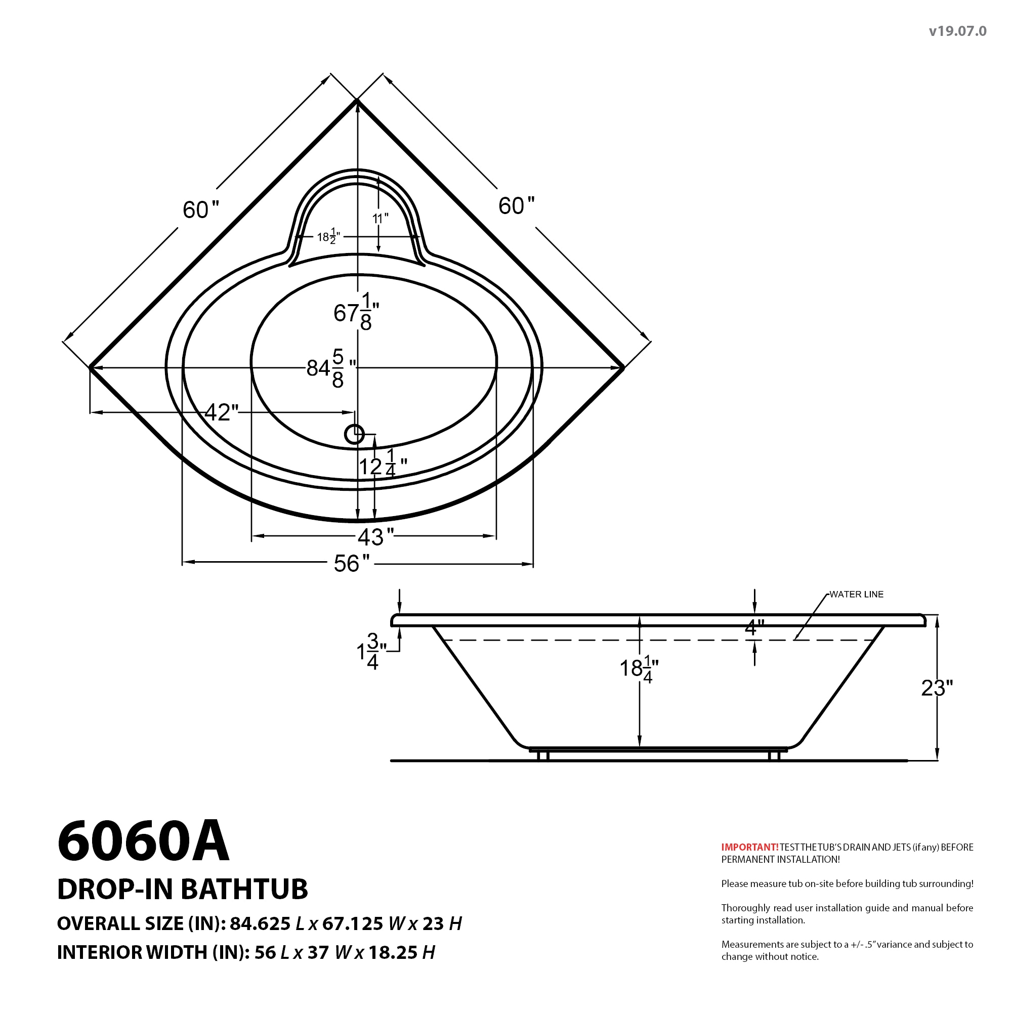 Endurance LS6060AS bathtubs - View #5