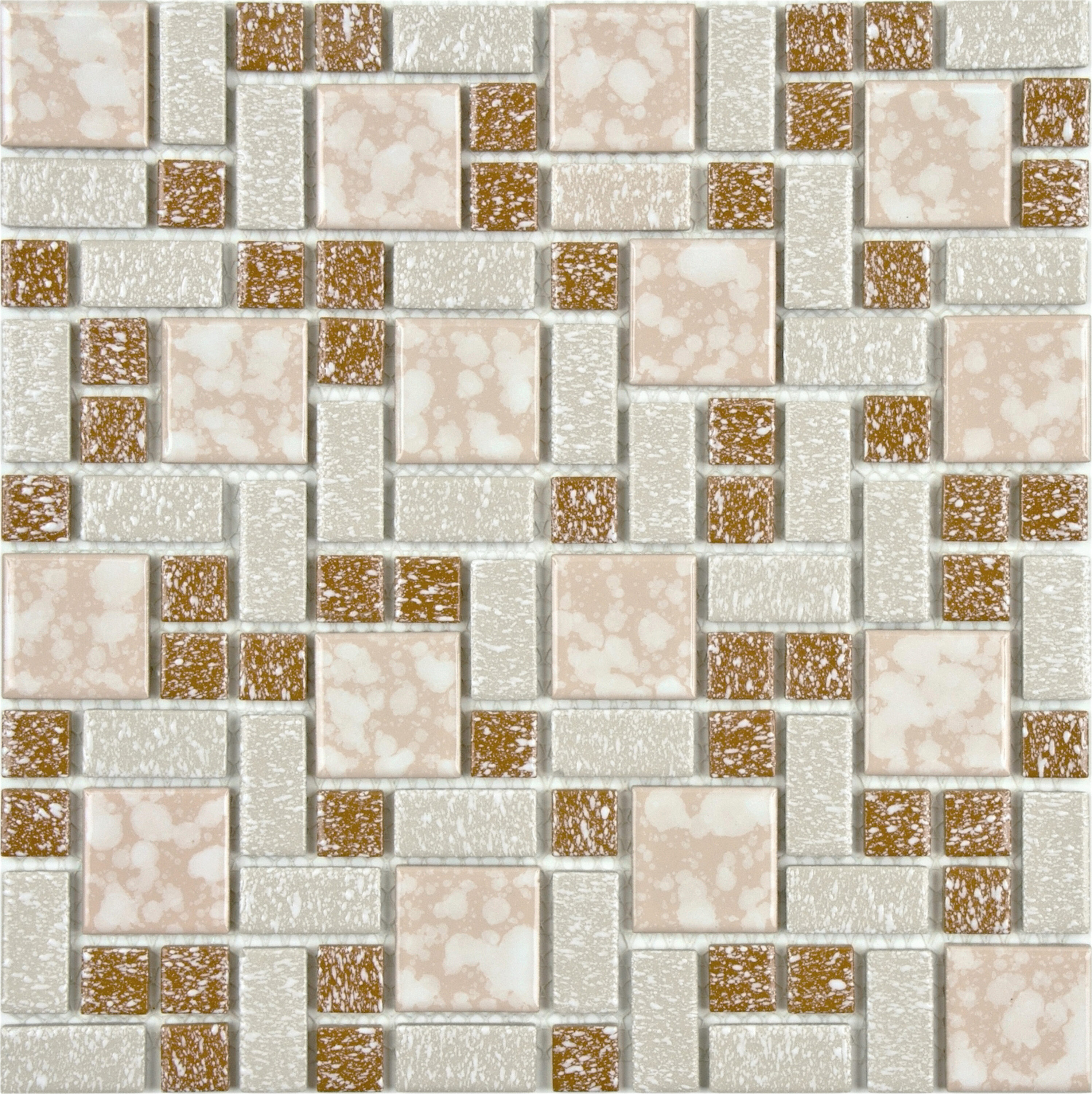Affinity Tile S1FKOUV414 Sample - University Beige 6-in x 6-in Multi-finish Porcelain Floor and Wall Tile