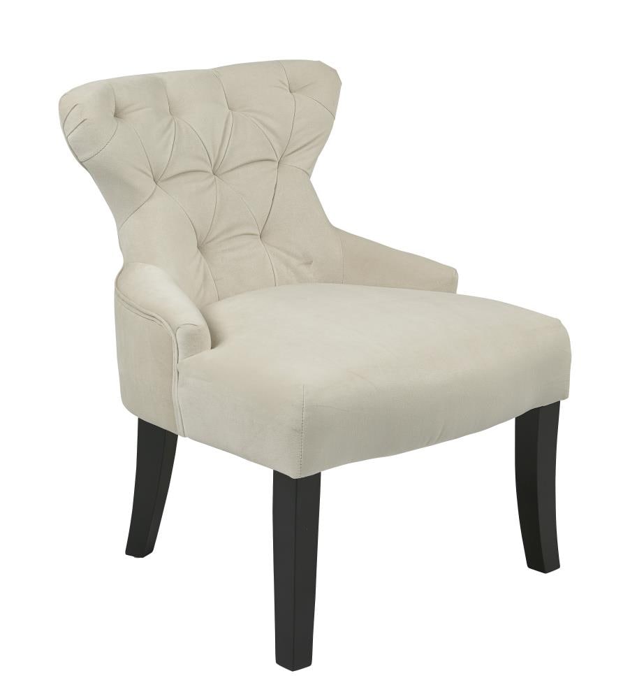 OSP Home Furnishings Avenue Six Vintage Oyster Velvet Accent Chair at ...