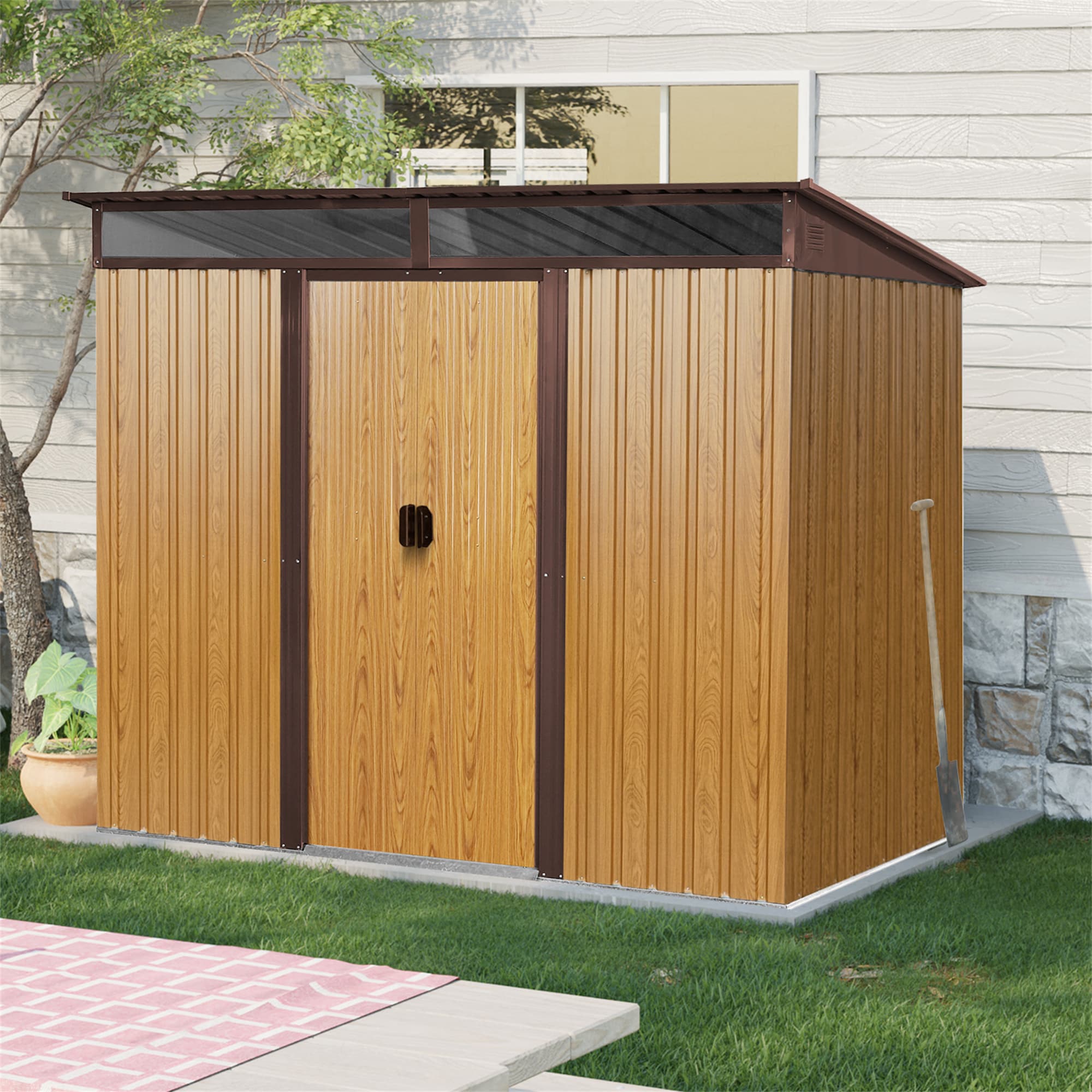 BABOOM BOM-185316-OR Metal-Storage-Buildings-Sheds - View #5