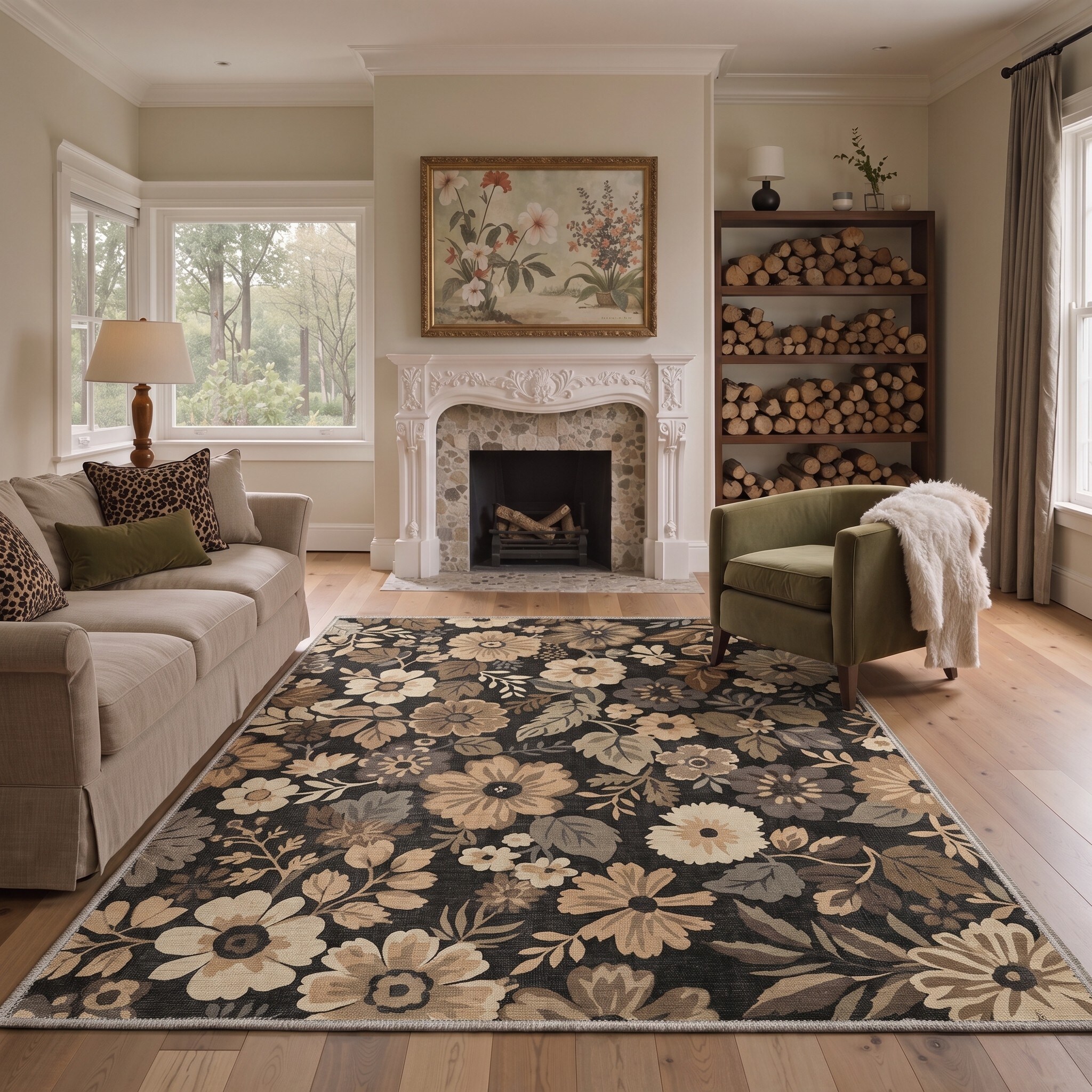 BAVNI ARF026-BROWN-8X10 rugs - View #3
