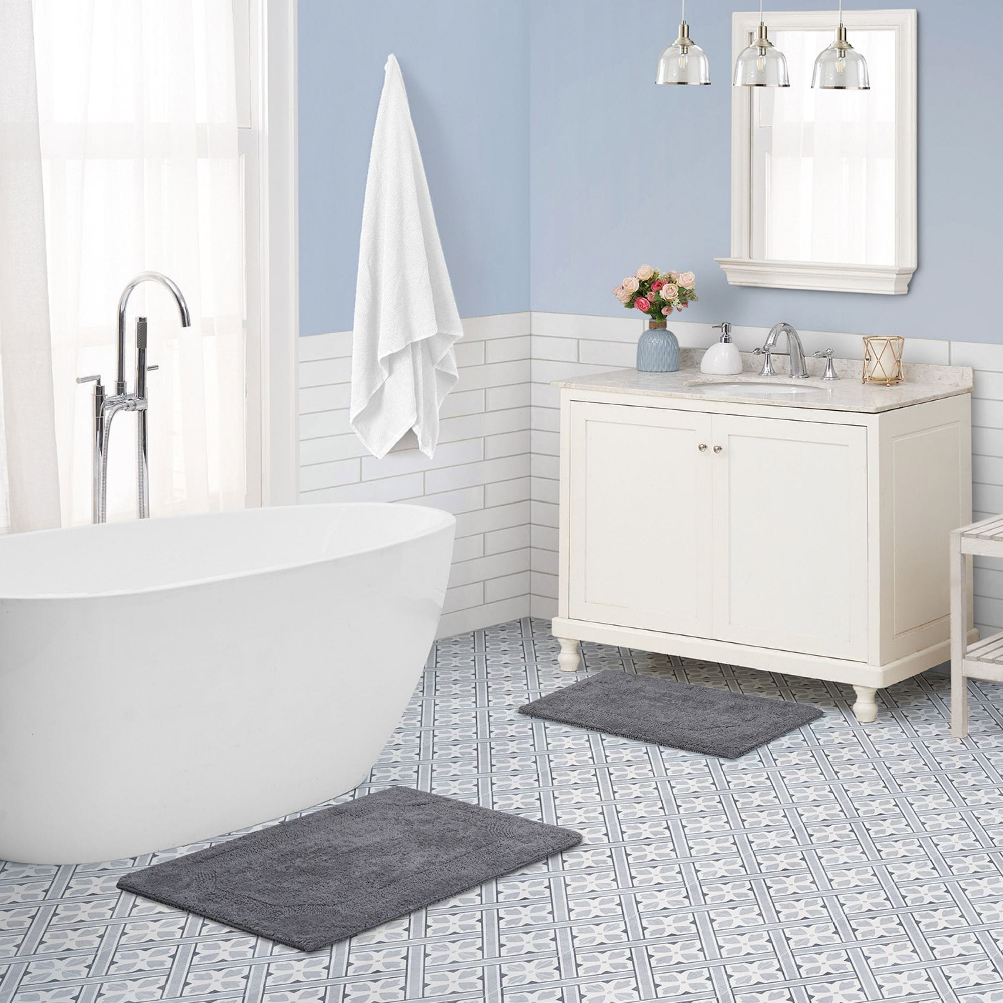 Laura Ashley 646760076550 Bath-Rugs - View #7