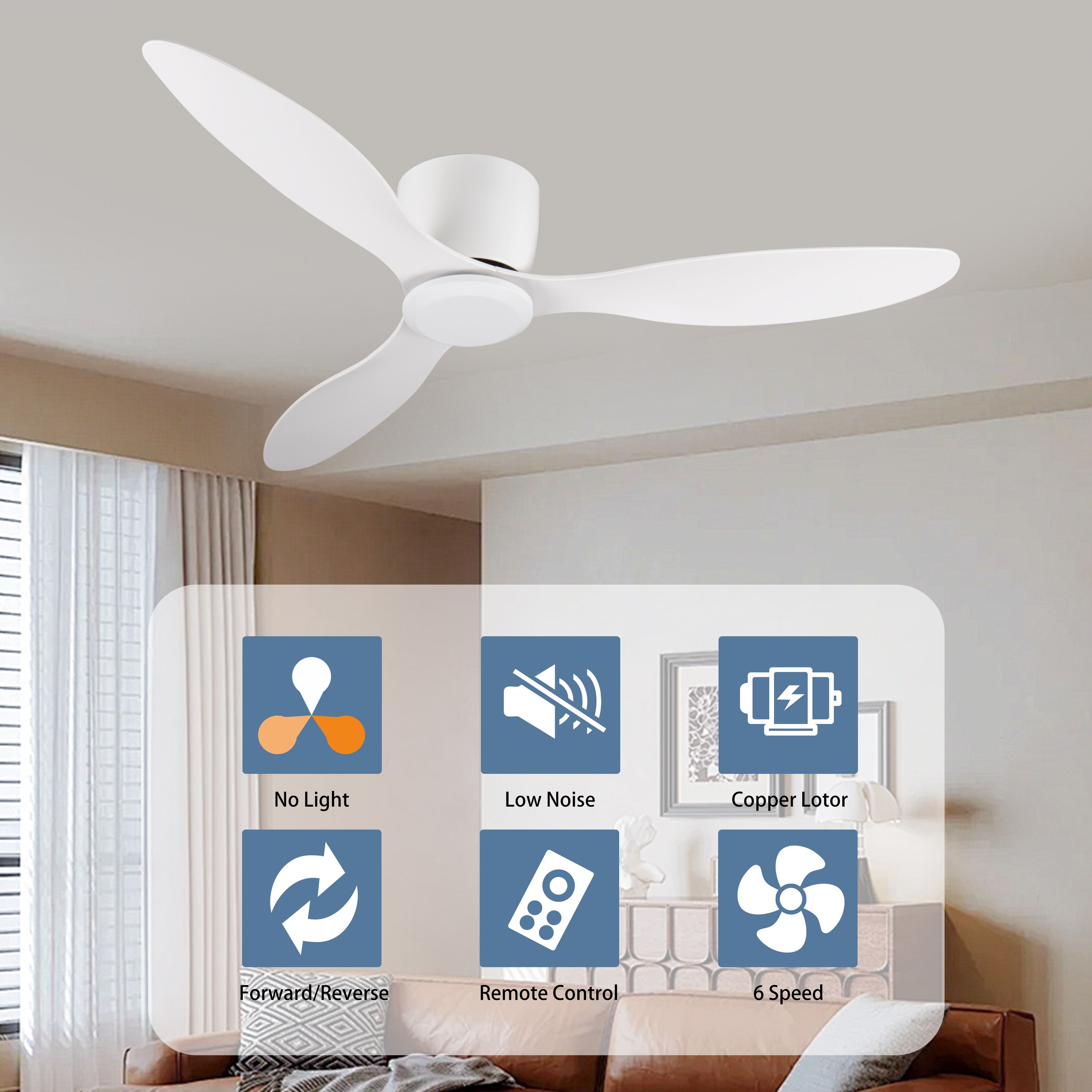 Bybafun YB5700108 Ceiling-Fans - View #3