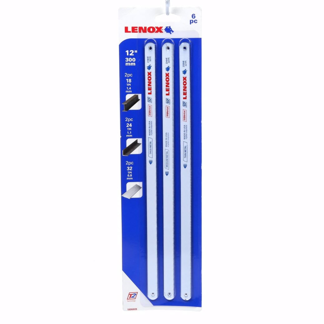 32 TPI 12-inch LENOX Tools Hacksaw Blade - New 20162T232HE 2-Pack