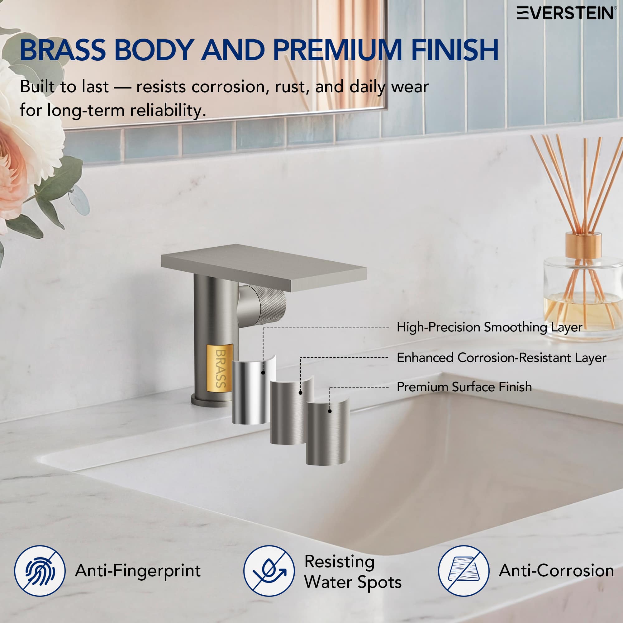 EVERSTEIN SFS-1318B-NK Lavatory-Faucets - View #6