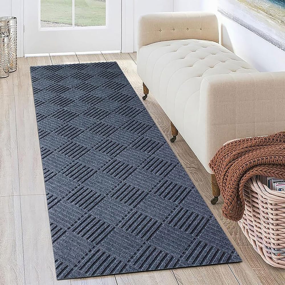 LITA LS-M6-G-1FT 1 ft W Cut-to-Length Gray Hallway Utility Runner (By-the-Foot)