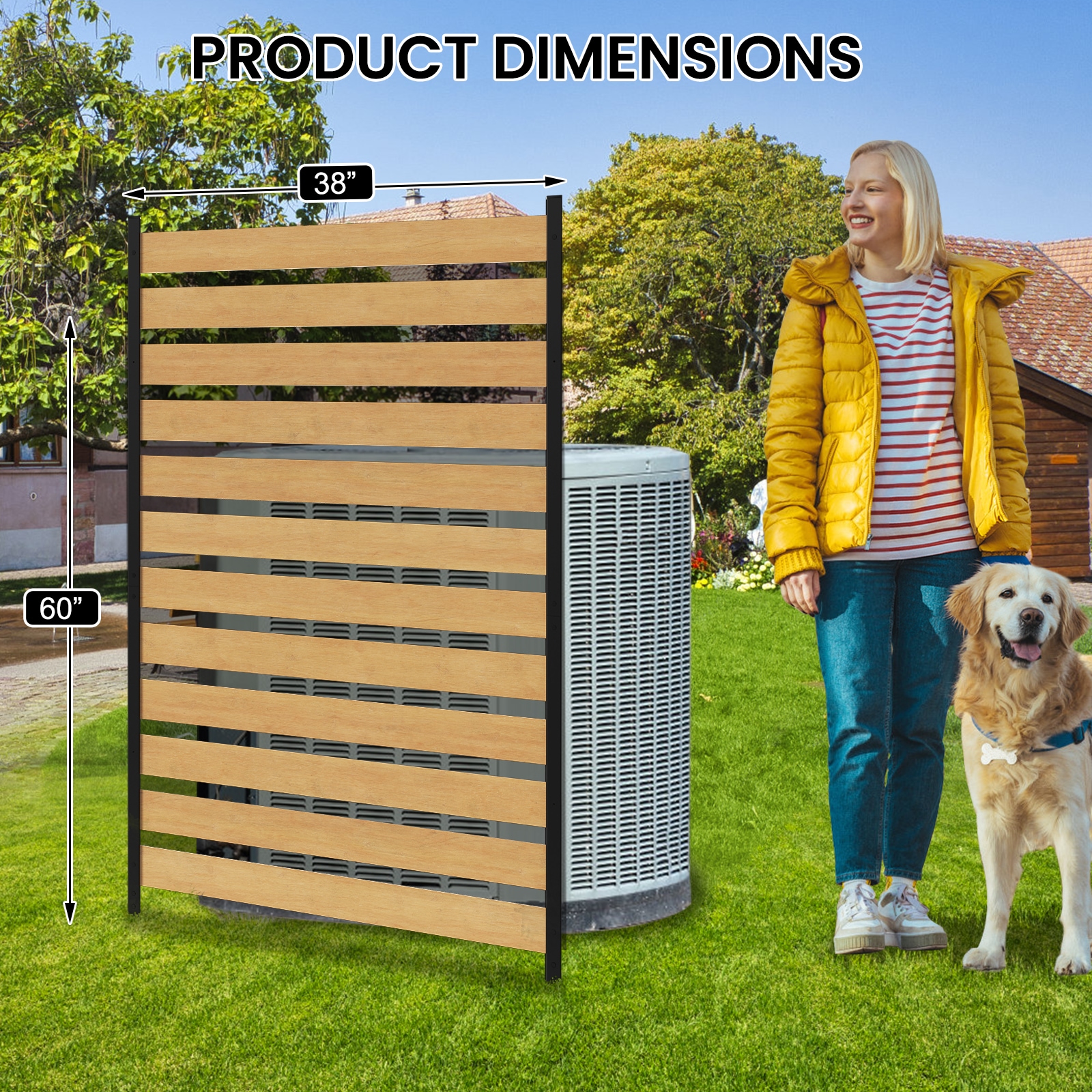 Esazn BRT26-SD-HJLLYU Outdoor-Privacy-Screen - View #6