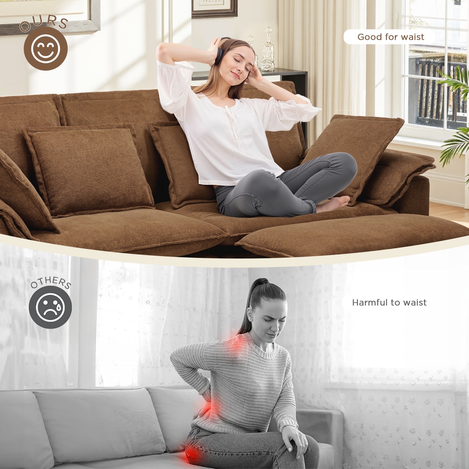 Pocassy GREATANTS-001CB-ABC Sofas-Loveseats - View #2
