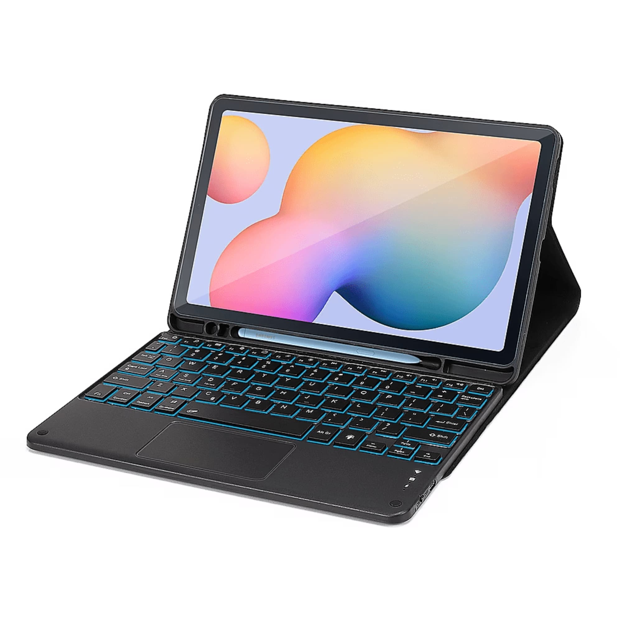 SAHARA  - Keyboard Folio Case for Samsung Galaxy Tab S6 Lite (2020-2024) - Black