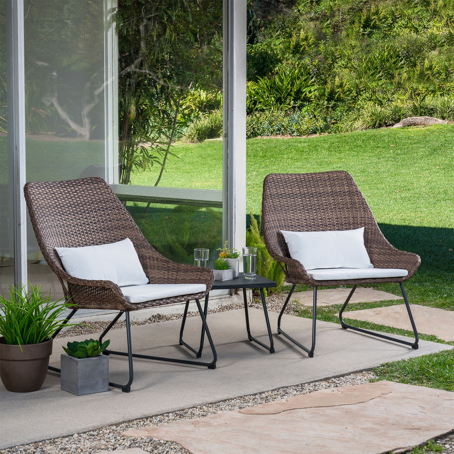 Hanover ACCENT3PC-WHT Patio-Conversation-Sets - View #9