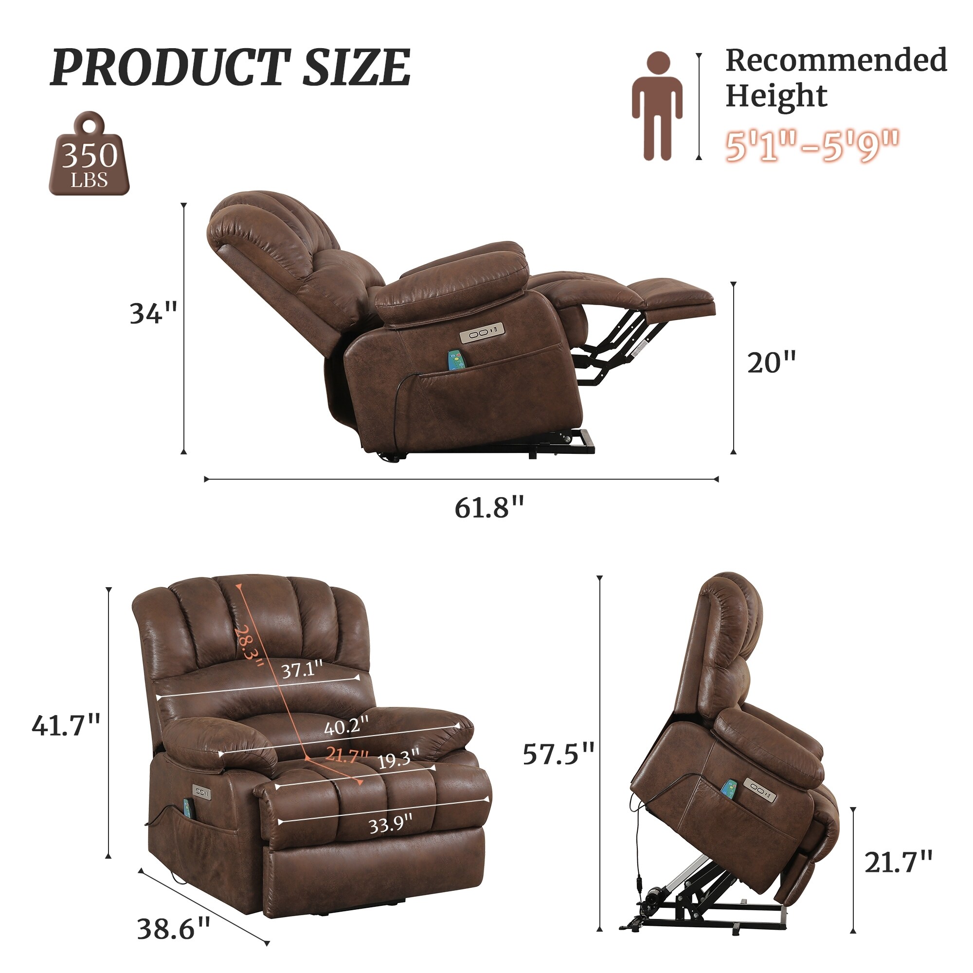 LUE BONA SN-009-03LS recliners - View #6