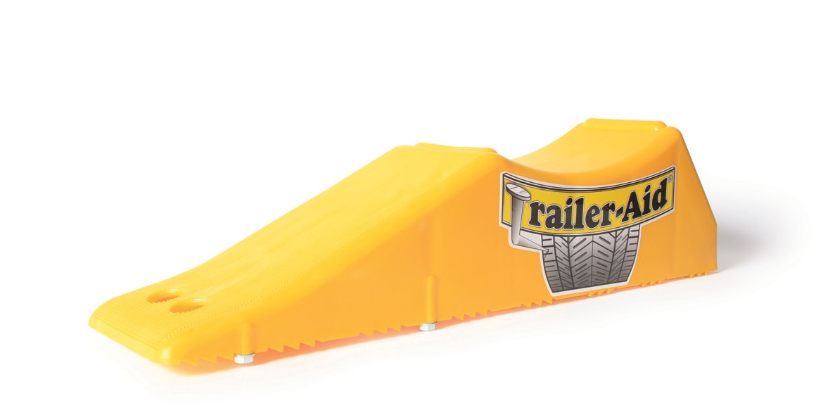 Trailer-Aid Heavy Duty Trailer Chock 8 1/2 X 5 Yellow 