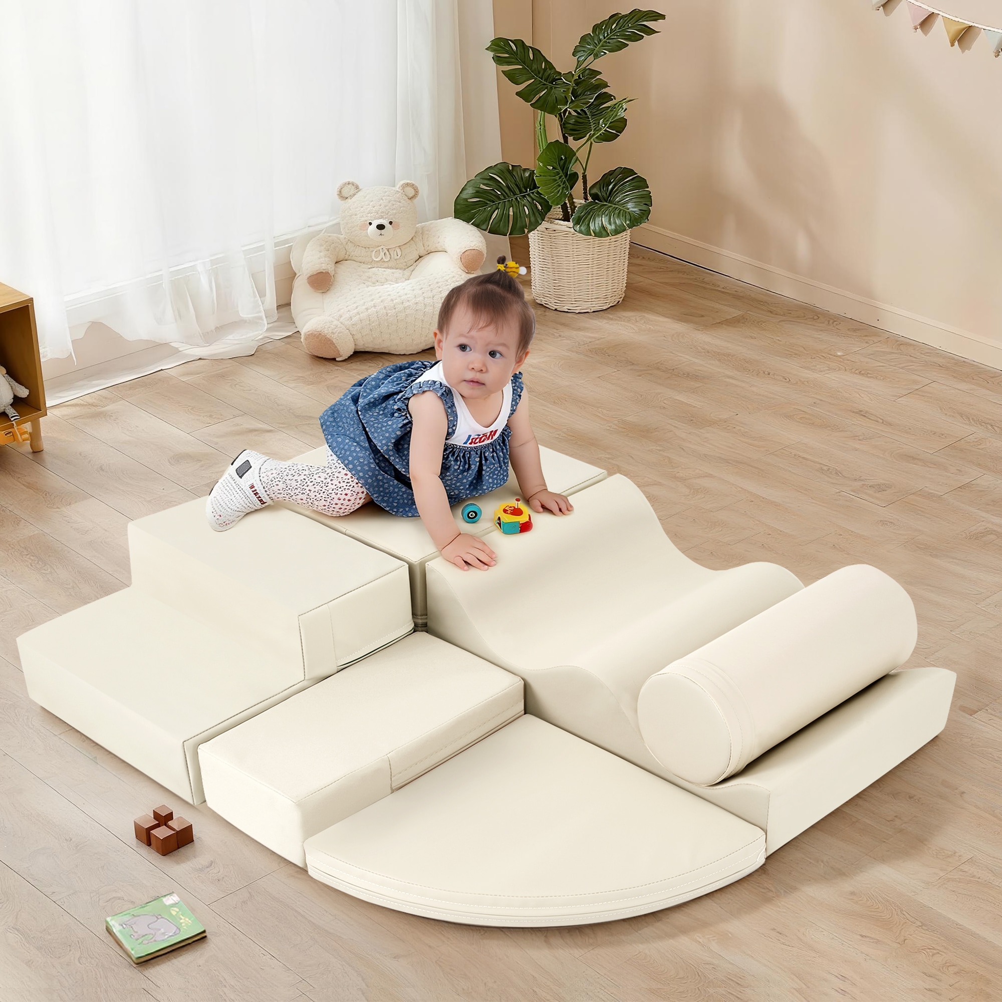 Photo inspiration: Picture Idea: Gdfstudio Soft Climb And Crawl Foam Playset 6 In 1