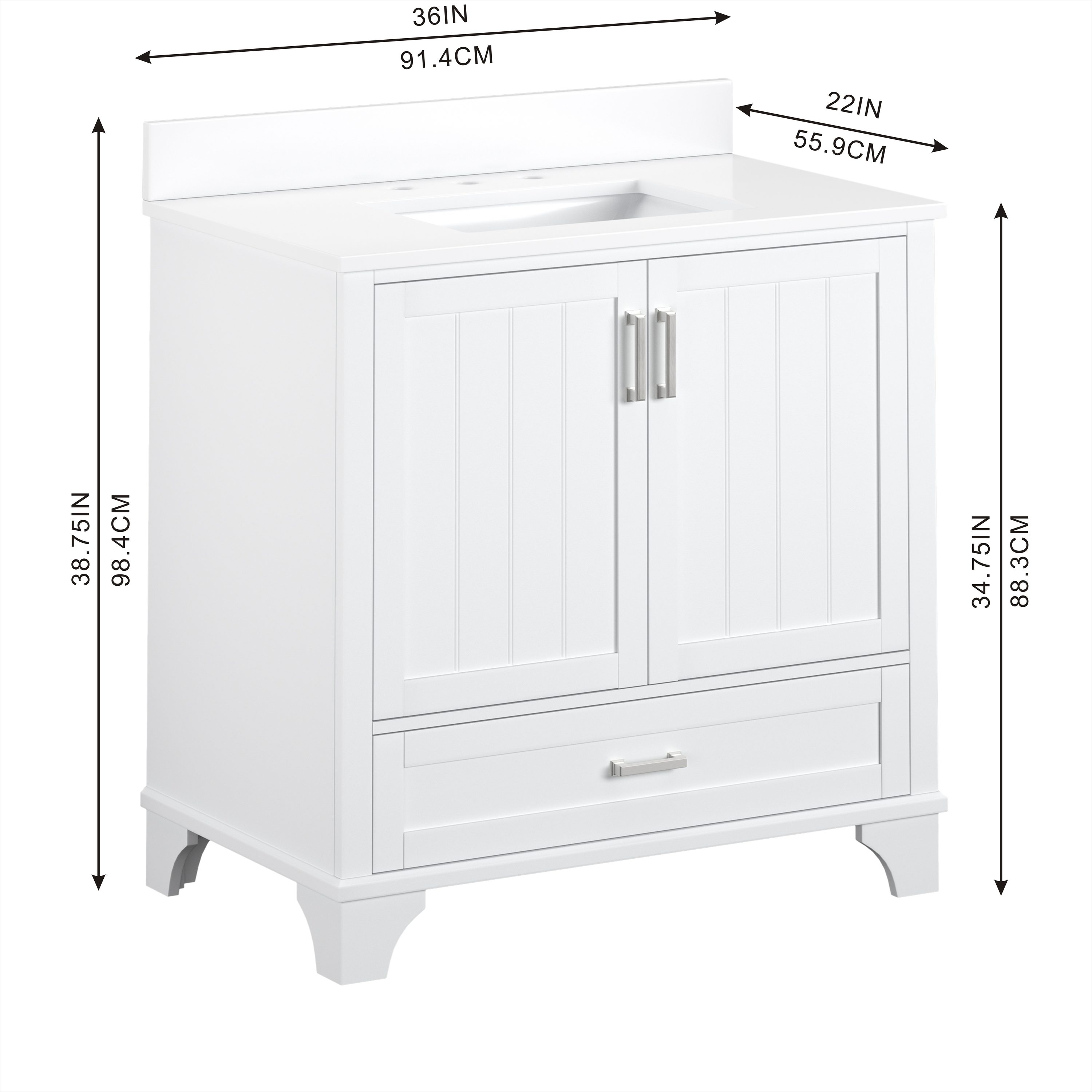 allen + roth LPWVT3639D Bath-Vanity-Combo - View #19