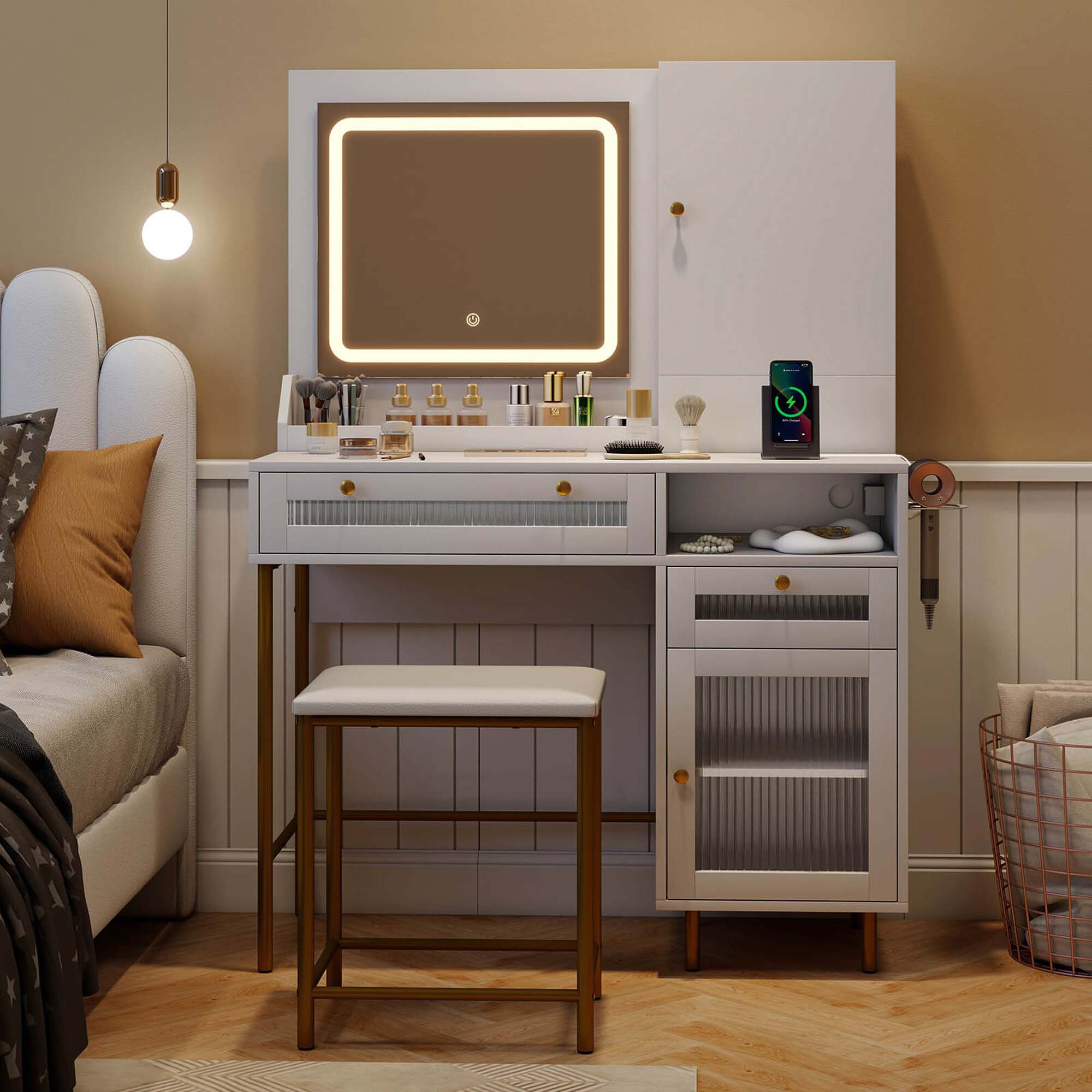 Costway HCST05035 Bedroom-Vanities - View #9