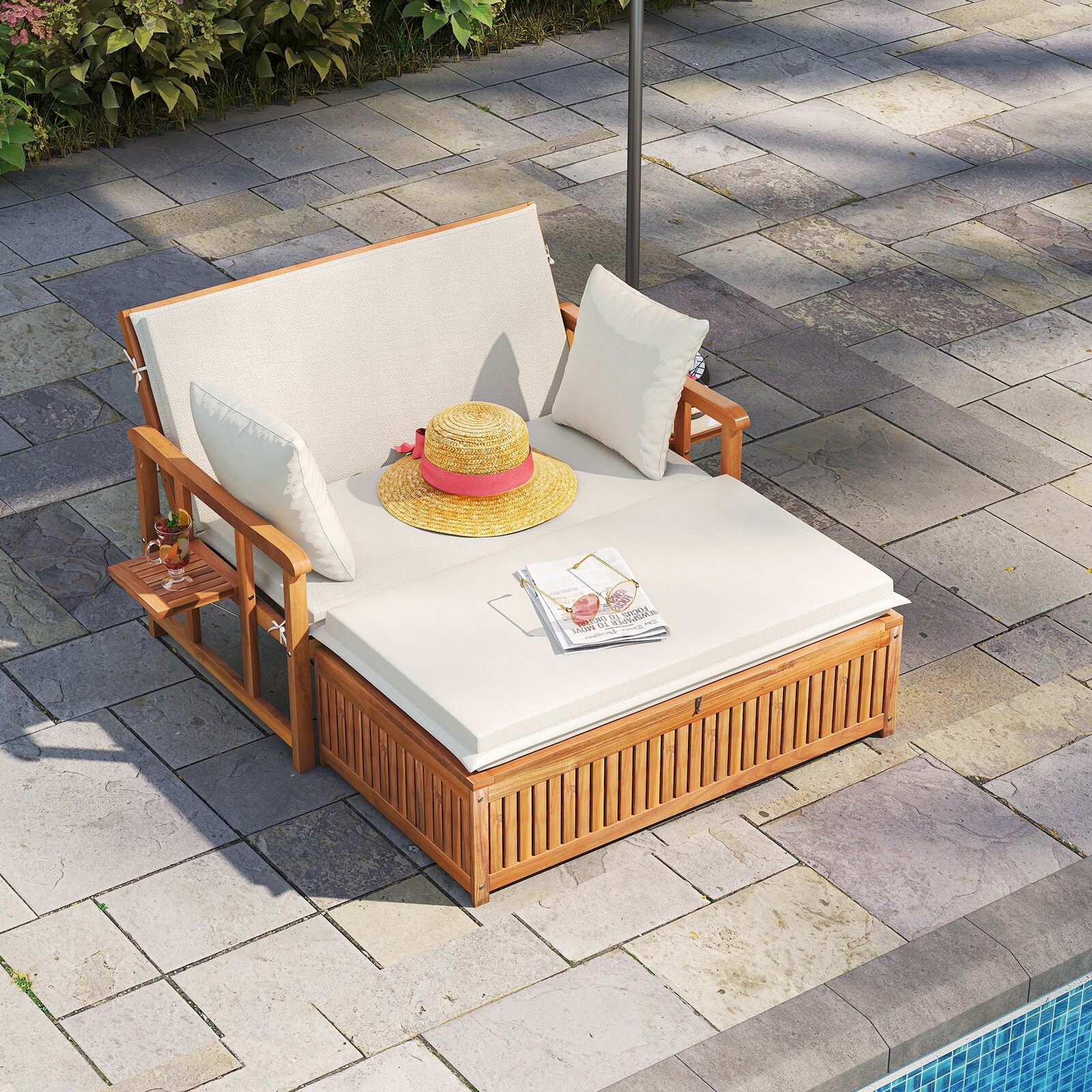 Slickblue D-CO-+HW03037WH Patio-Sofas-Daybeds - View #3