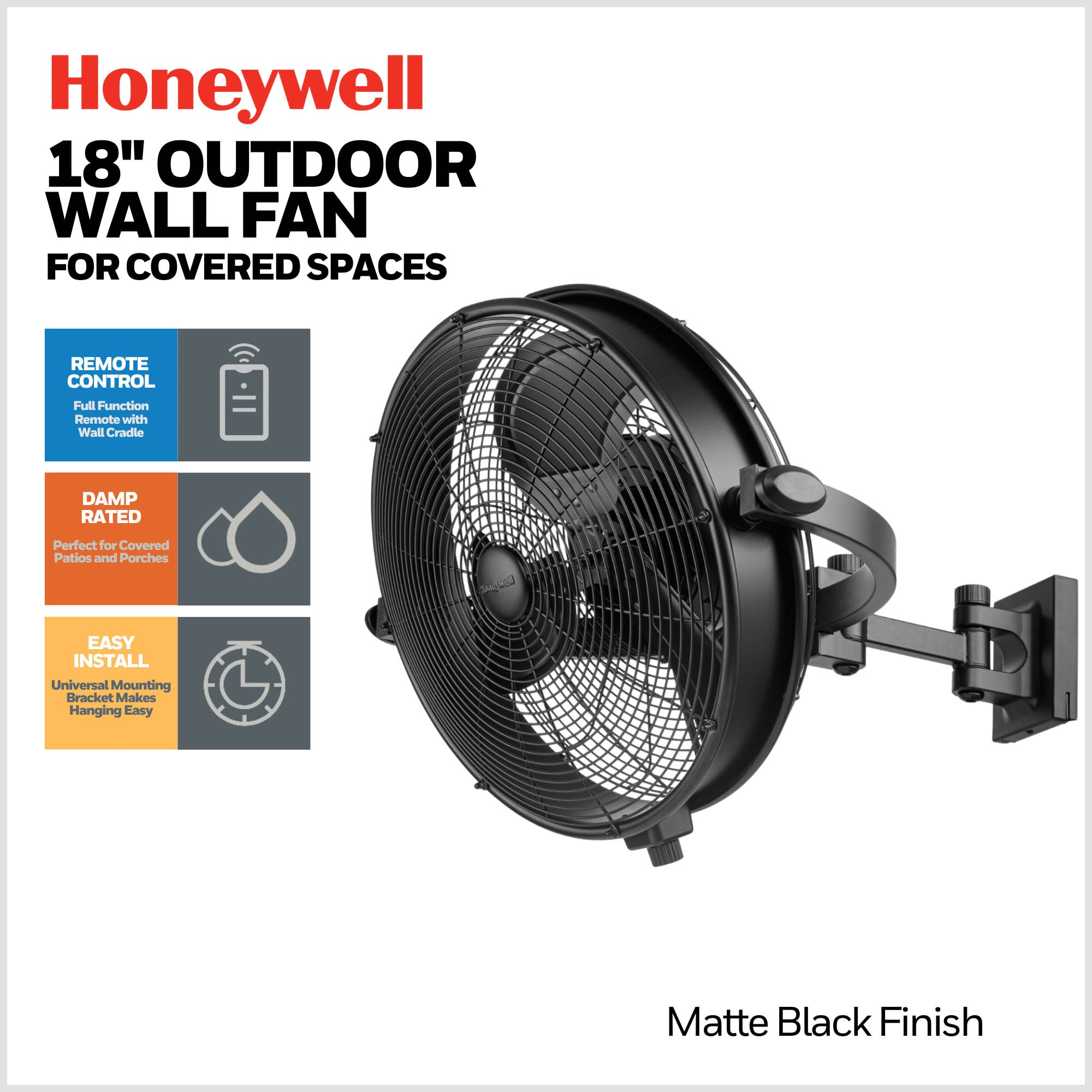 Honeywell 51915-26 Wall-Mounted-Fans - View #3