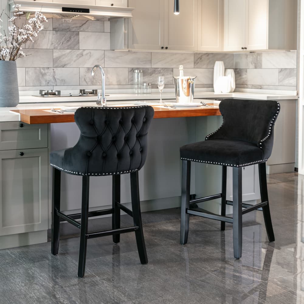 Maison Boucle DAXA-COUNTER-BLACK stools - View #2