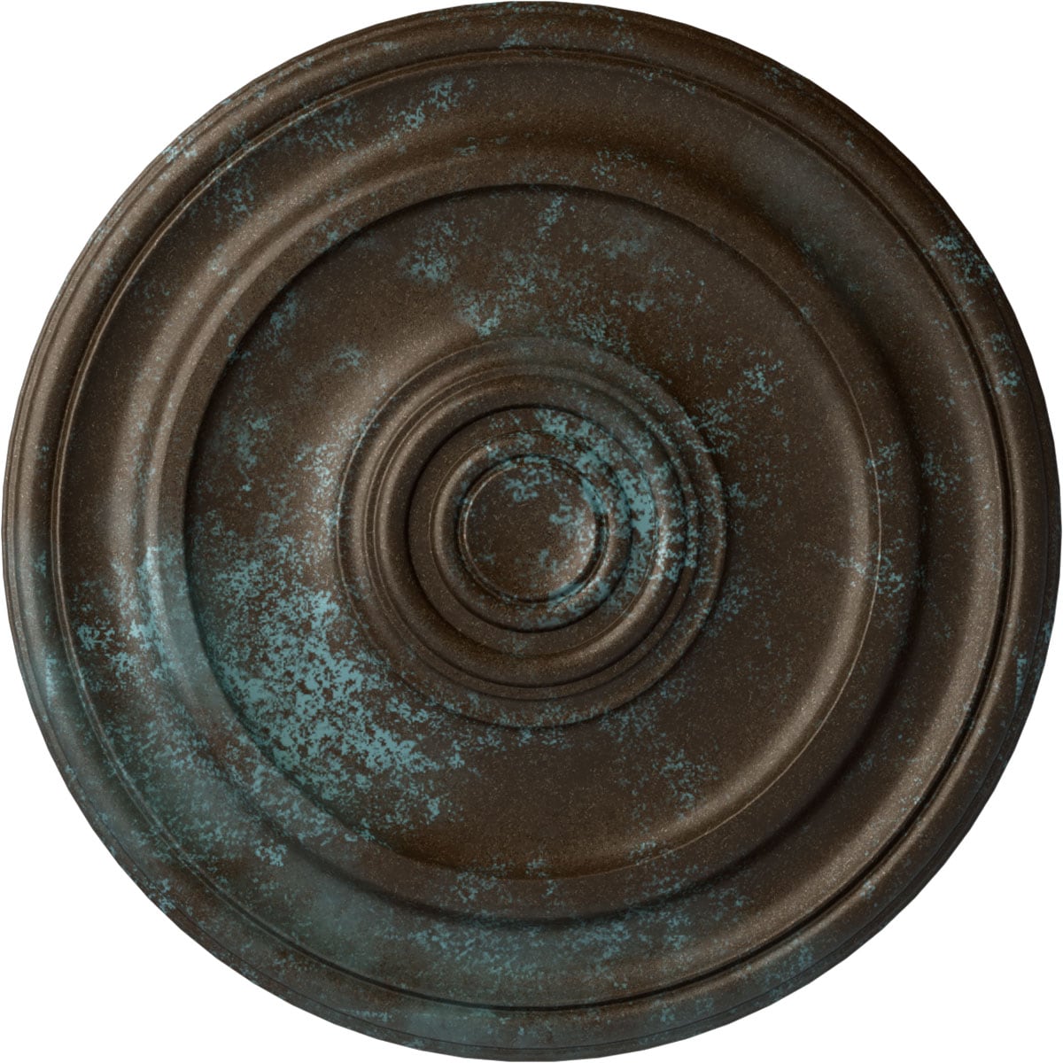 Ekena Millwork CM20KPBBS Kepler Traditional 19.75-in W x 19.75-in L Bronze Blue Patina Polyurethane Ceiling Medallion
