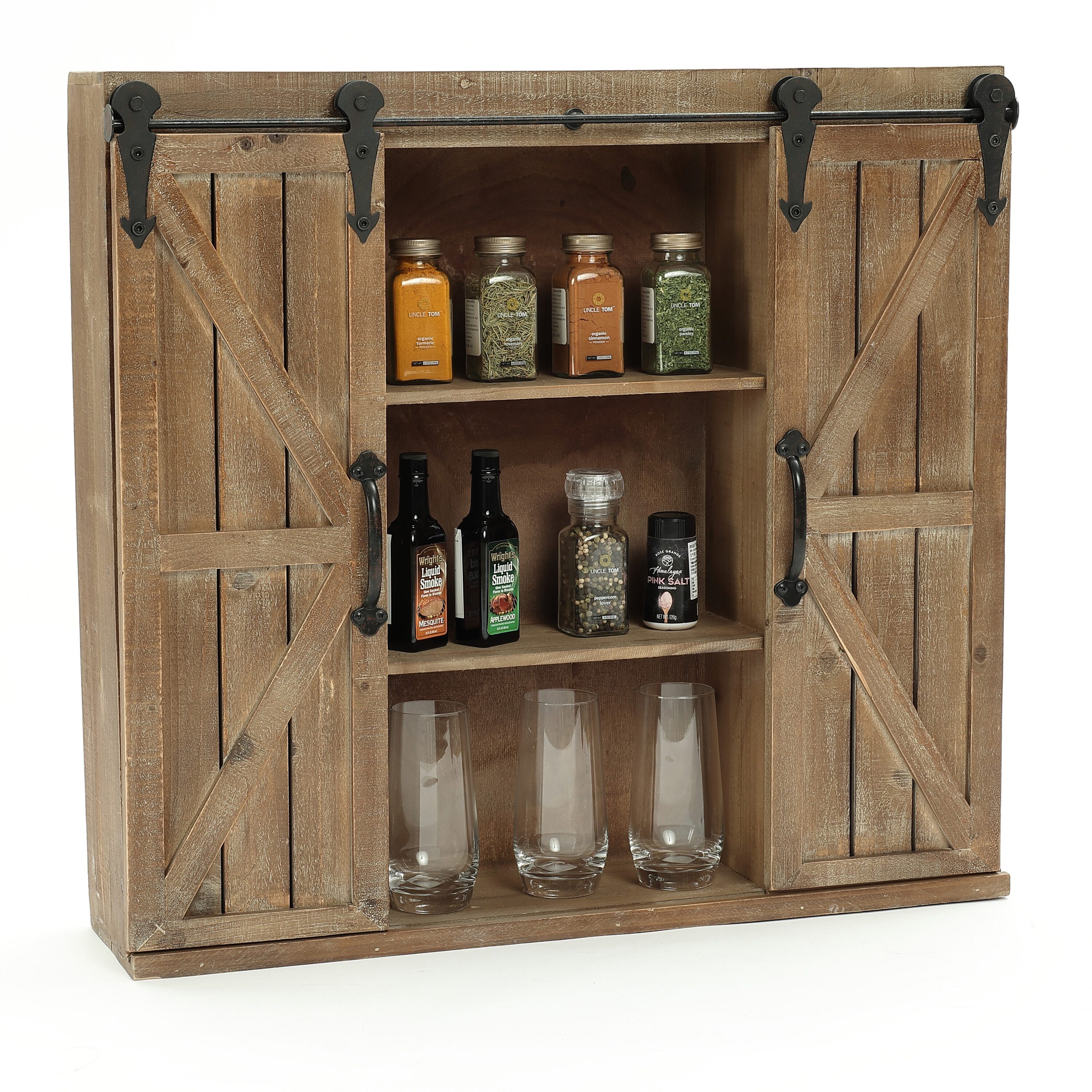 LuxenHome WHIF772 Wall-Mounted-Shelving - View #11