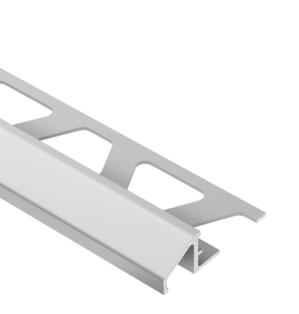 Schluter Systems AEU80 Reno-U 0.313-in W x 98.5-in L Satin Anodized Aluminum Aluminum Reducer Tile Edge Trim