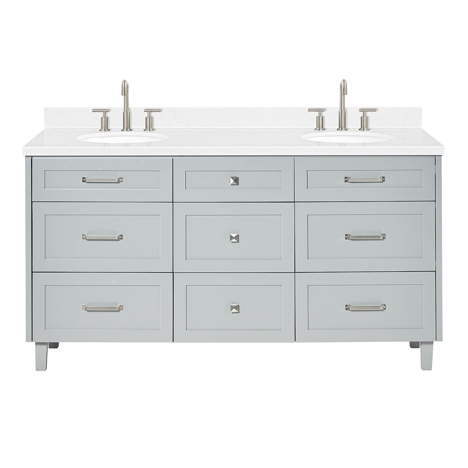 ARIEL B66DCQOVOGRY Bath-Vanity-Combo - View #2