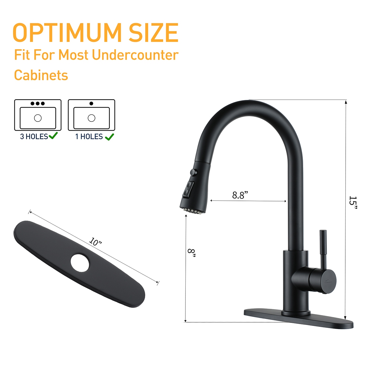 Mondawe OR-403MBF-DG Kitchen-Faucets - View #7
