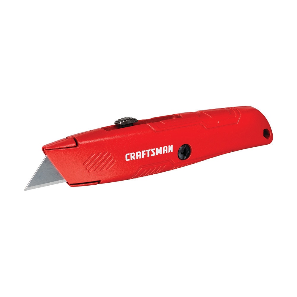 CRAFTSMAN 3/4-in 3-Blade Retractable Utility Knife with On Tool Blade ...