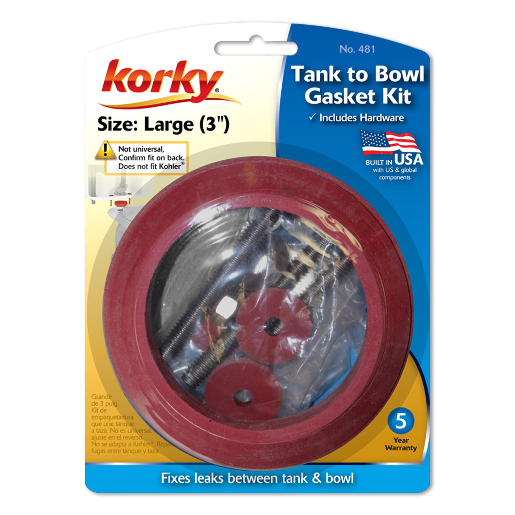 Korky Toilet repair kit #481BP