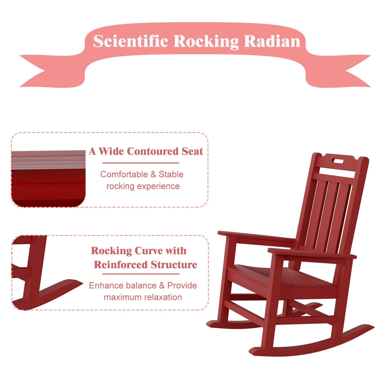 Forclover HYFAS04WH Patio-Chairs - View #3