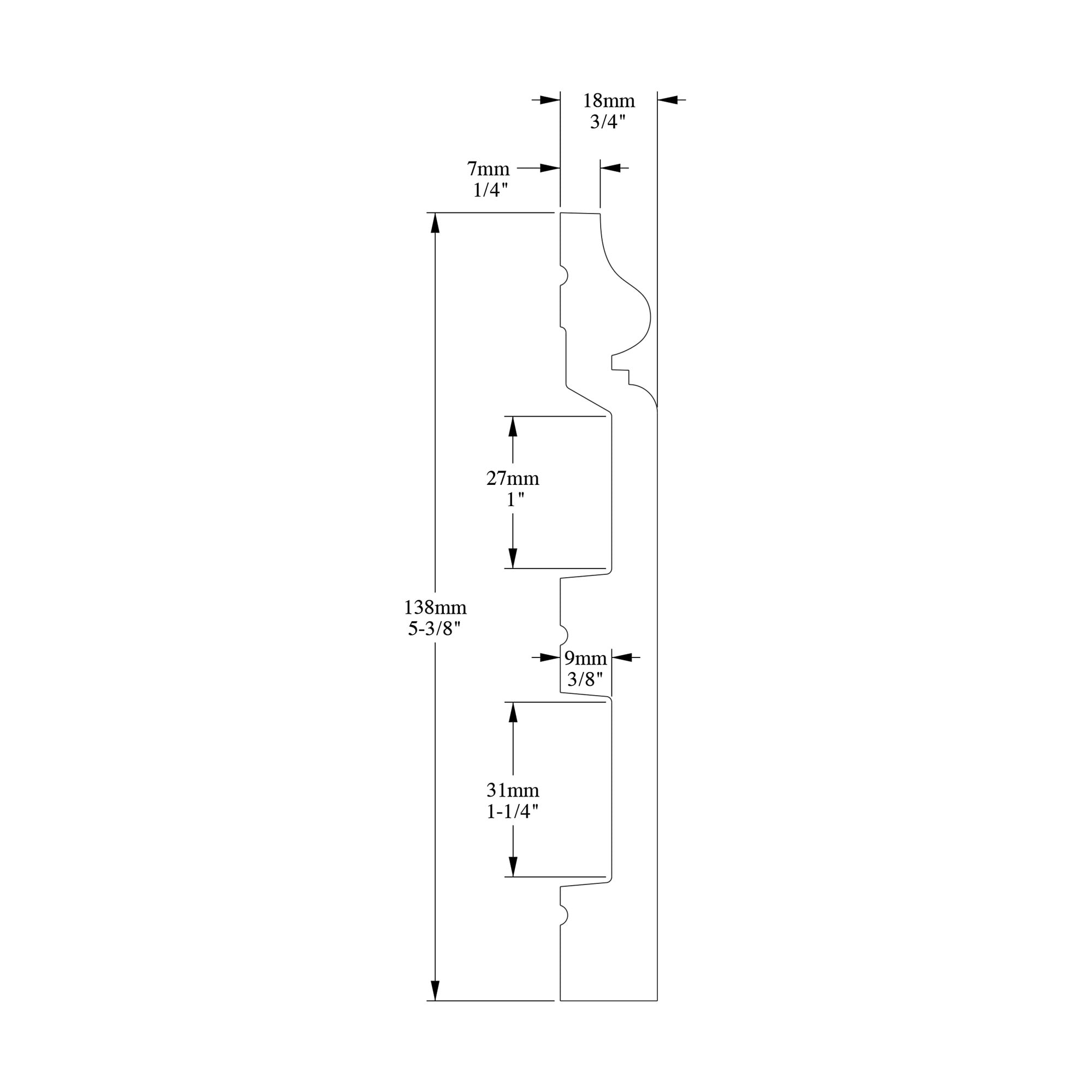 Orac Decor SX118F Baseboard-Moulding - View #2
