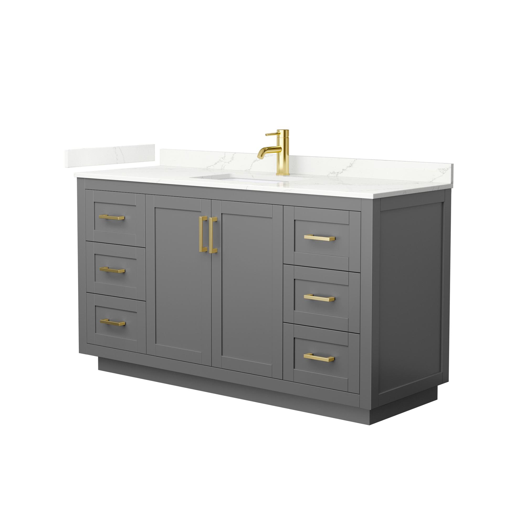 Wyndham Collection WCF292960SGGGTUNSMXX Bath-Vanity-Combo - View #2