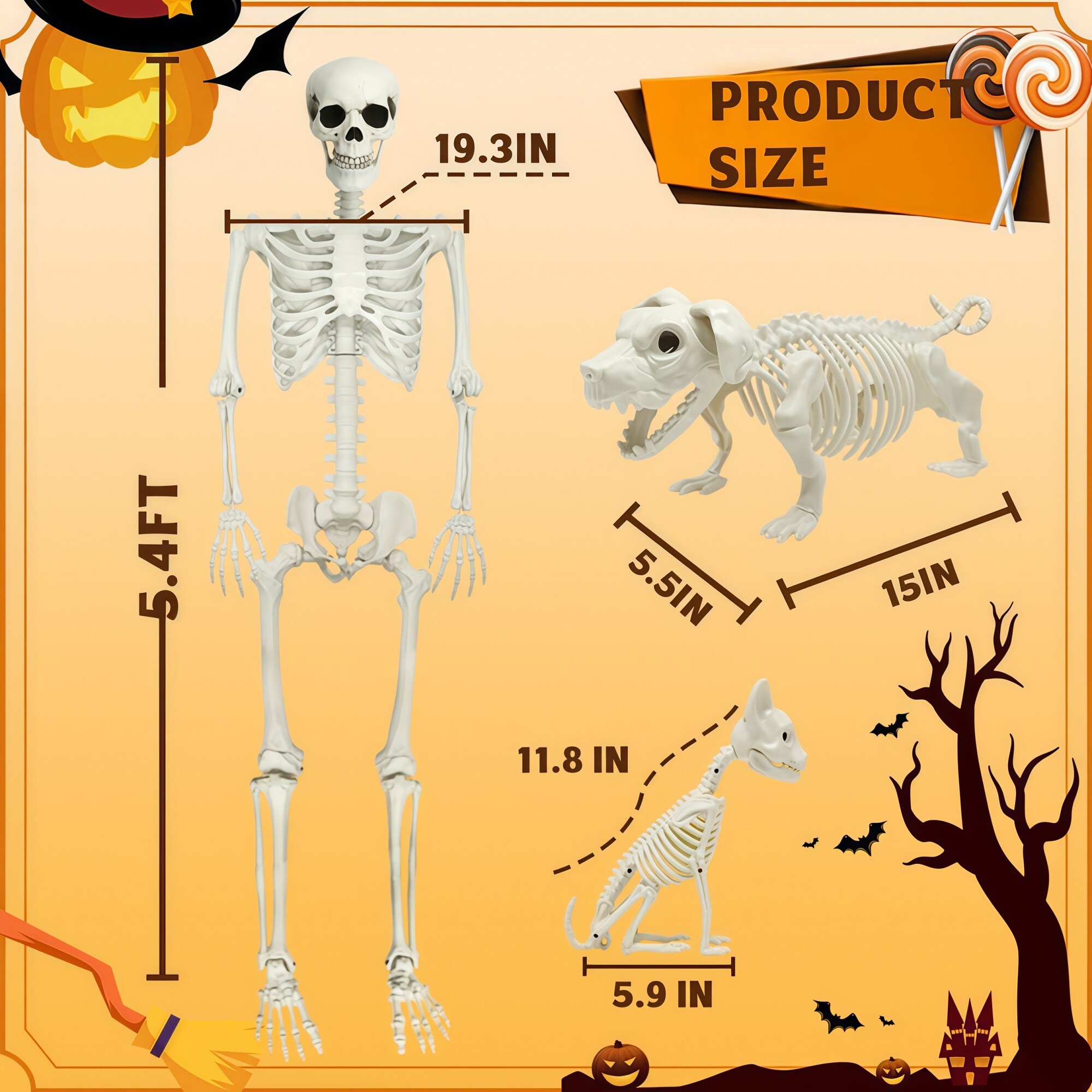 Numhew NHWILL94922 Table-Halloween-Decor - View #3