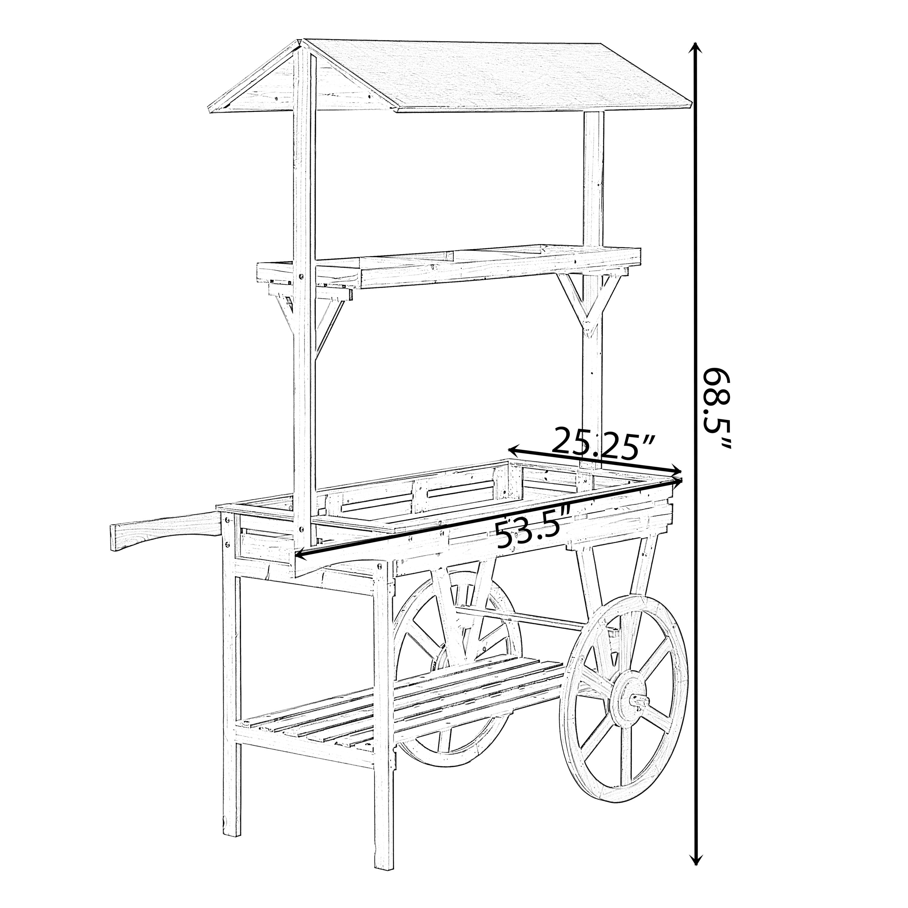 Vintiquewise QI004292 Plant-Stand - View #4