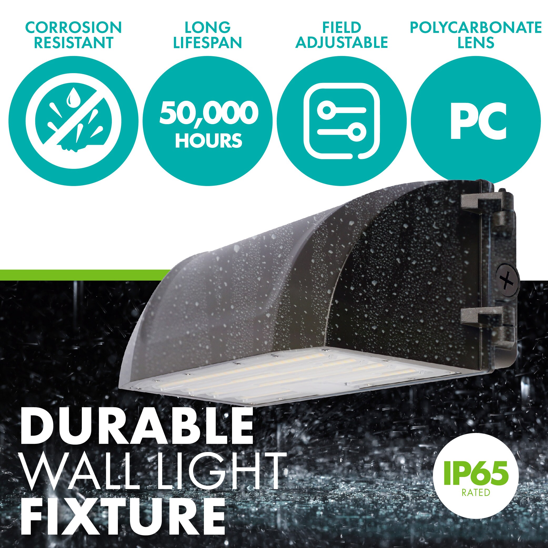 Simply Conserve L80FCWP3050120277DAD Wall-Pack-Lights - View #2