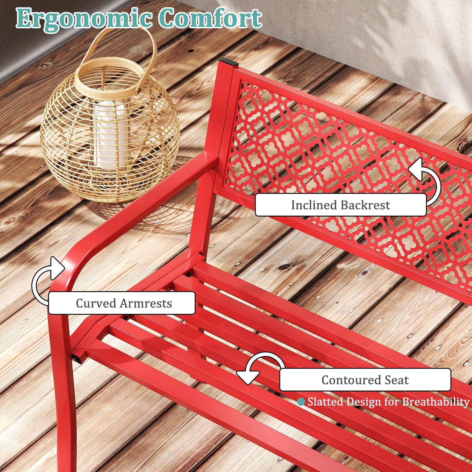 YERIVA O12196REDH benches - View #4