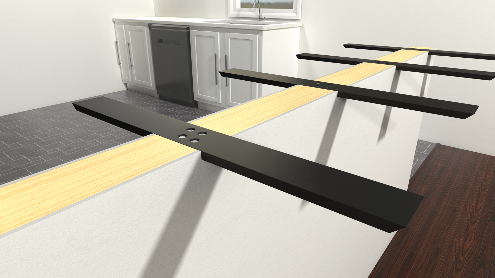 The Original Granite Bracket FW-40 Shelving-Hardware - View #5