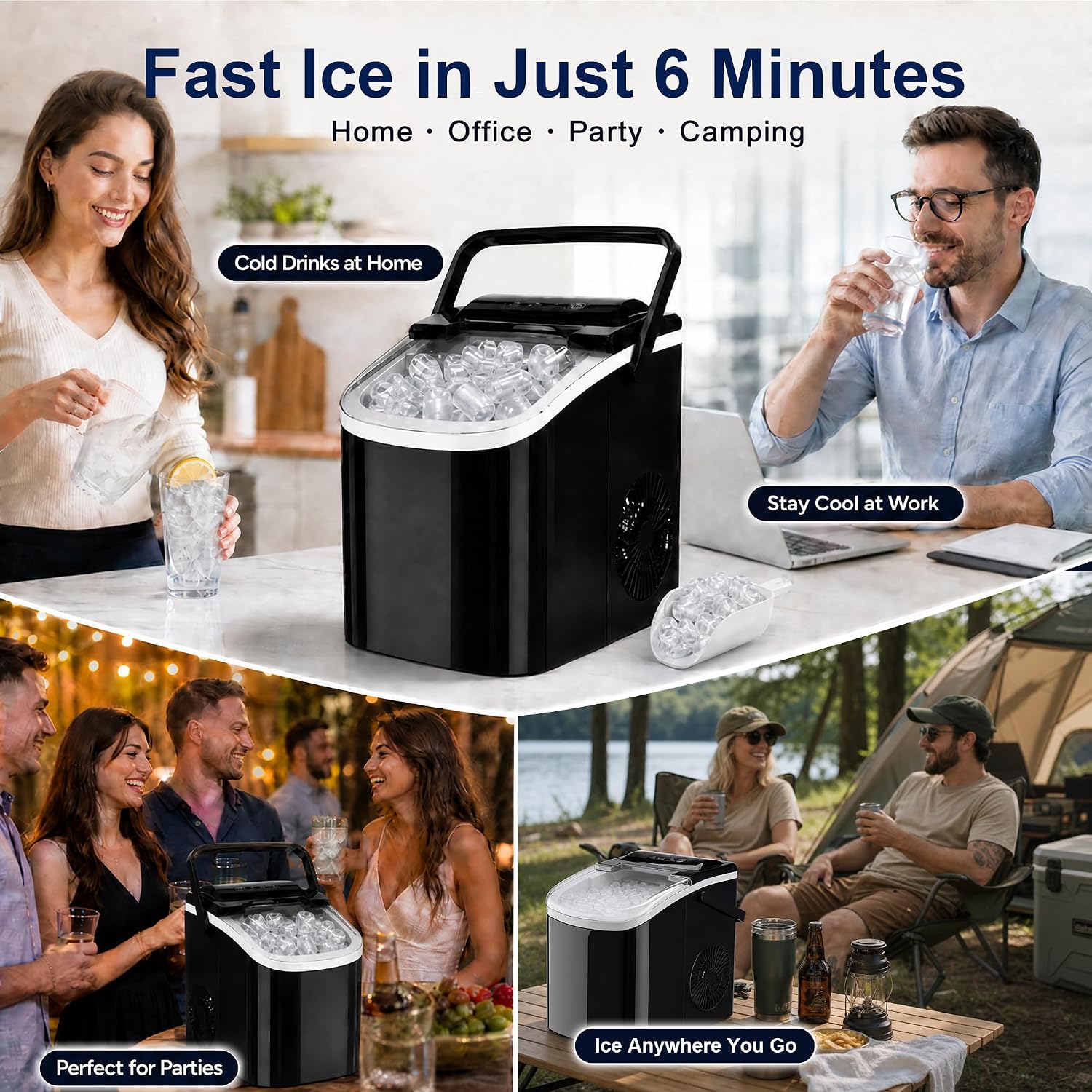 ROSMENA FZB-12Y9A-HJQ001 Ice-Makers - View #2