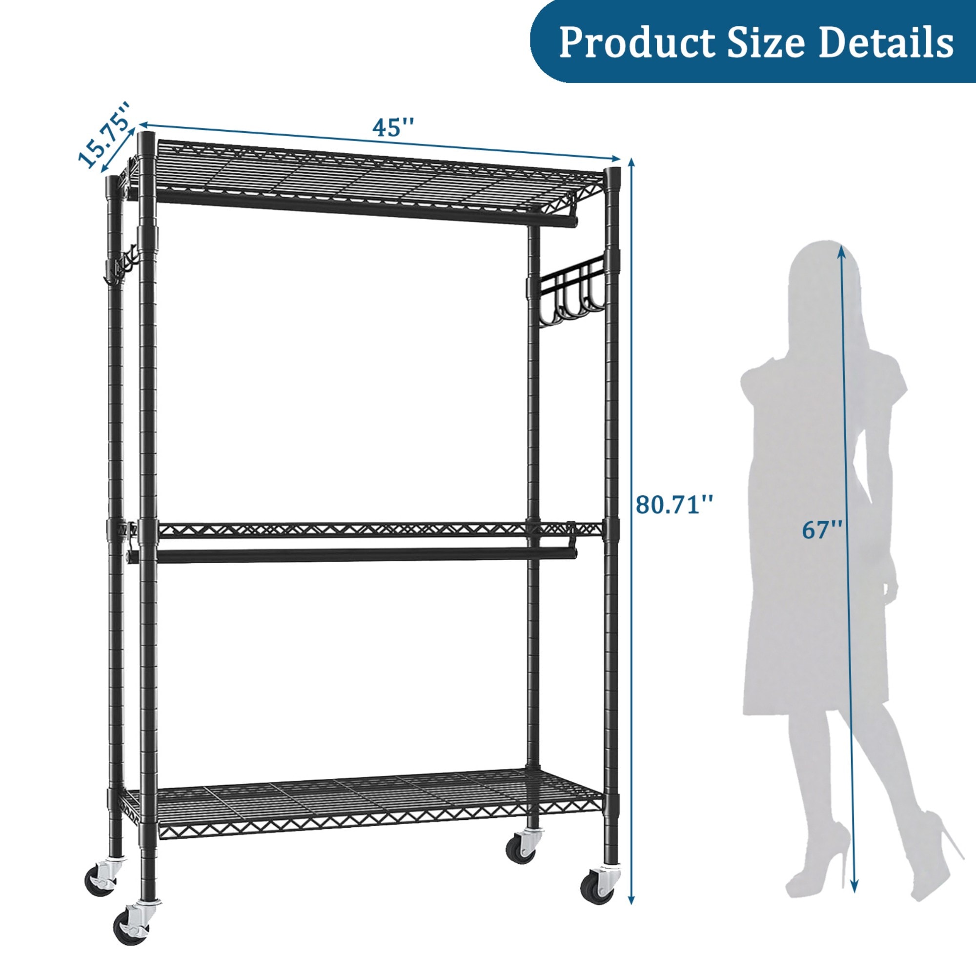 YOSIMFUR DJYC-W3204P504601 Garment-Racks - View #12